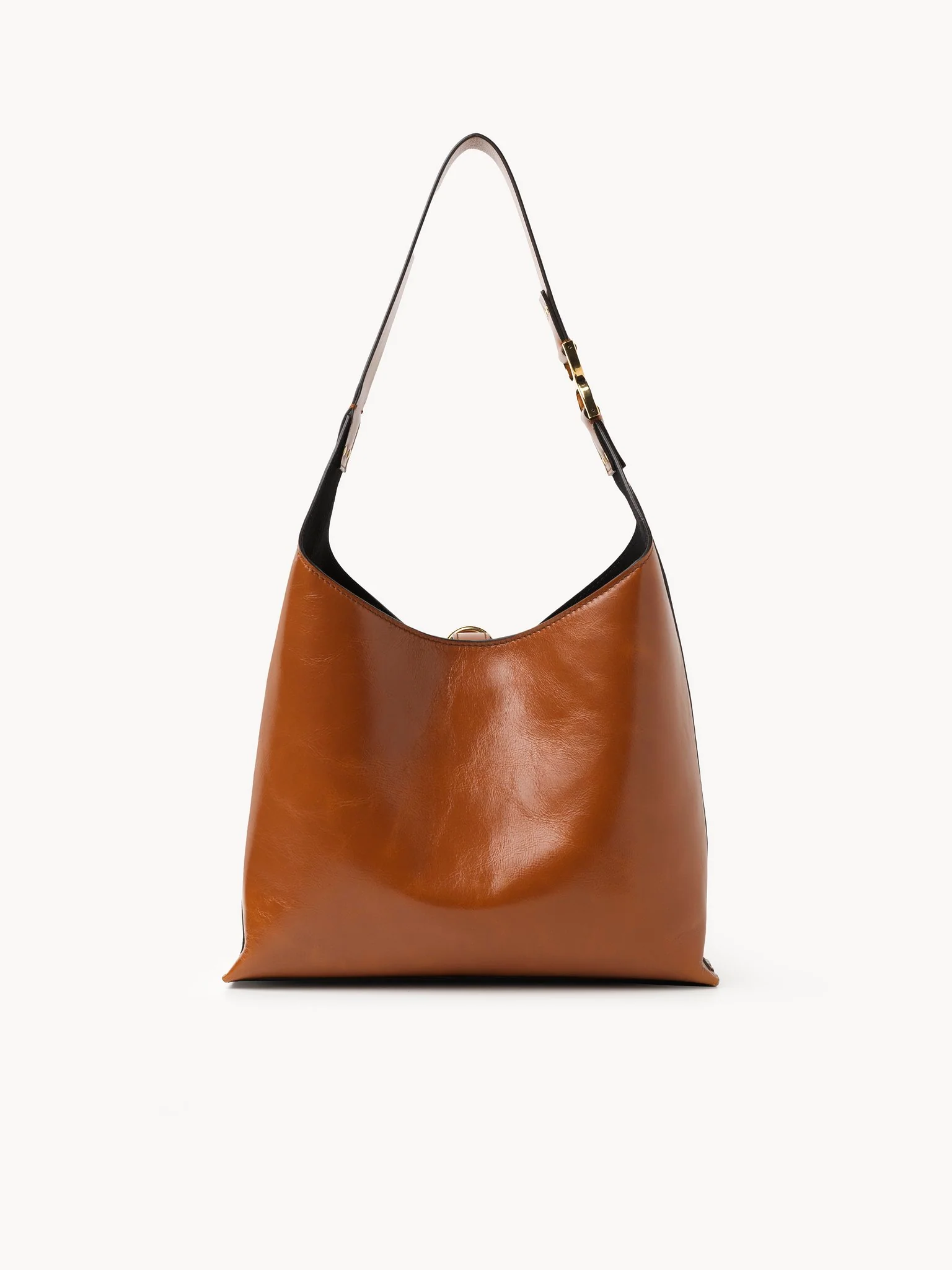 Chloé - Small Marcie hobo bag in shiny leather - Image 6