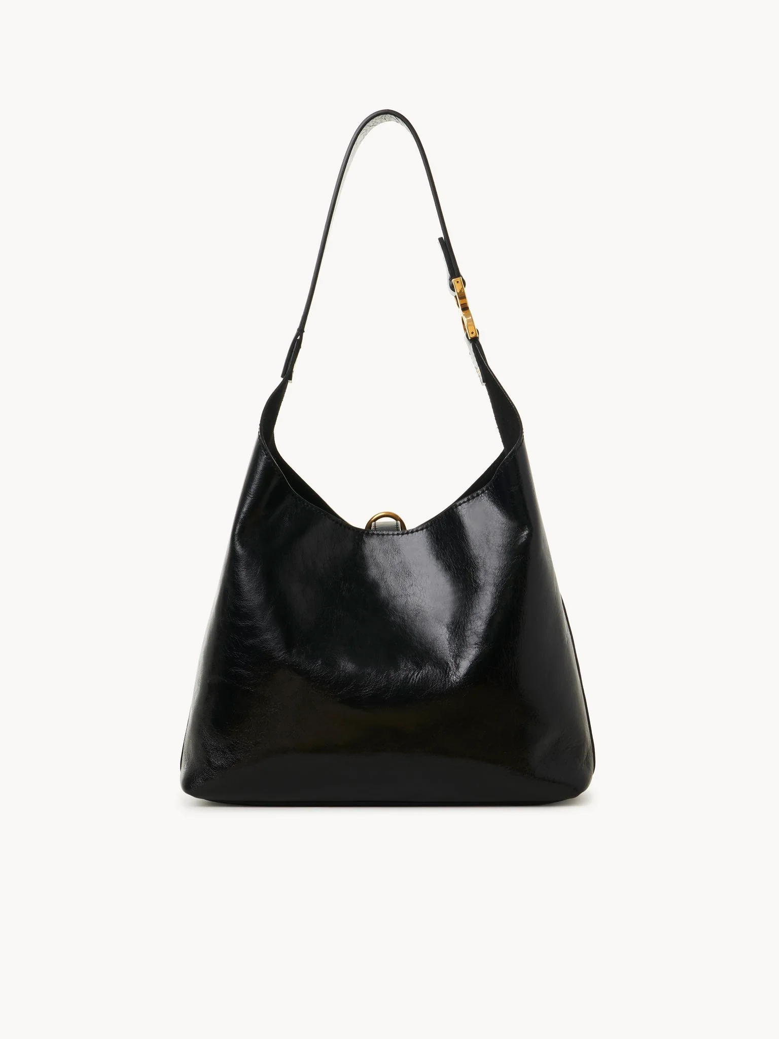 Chloé - Small Marcie hobo bag in shiny leather - Image 6