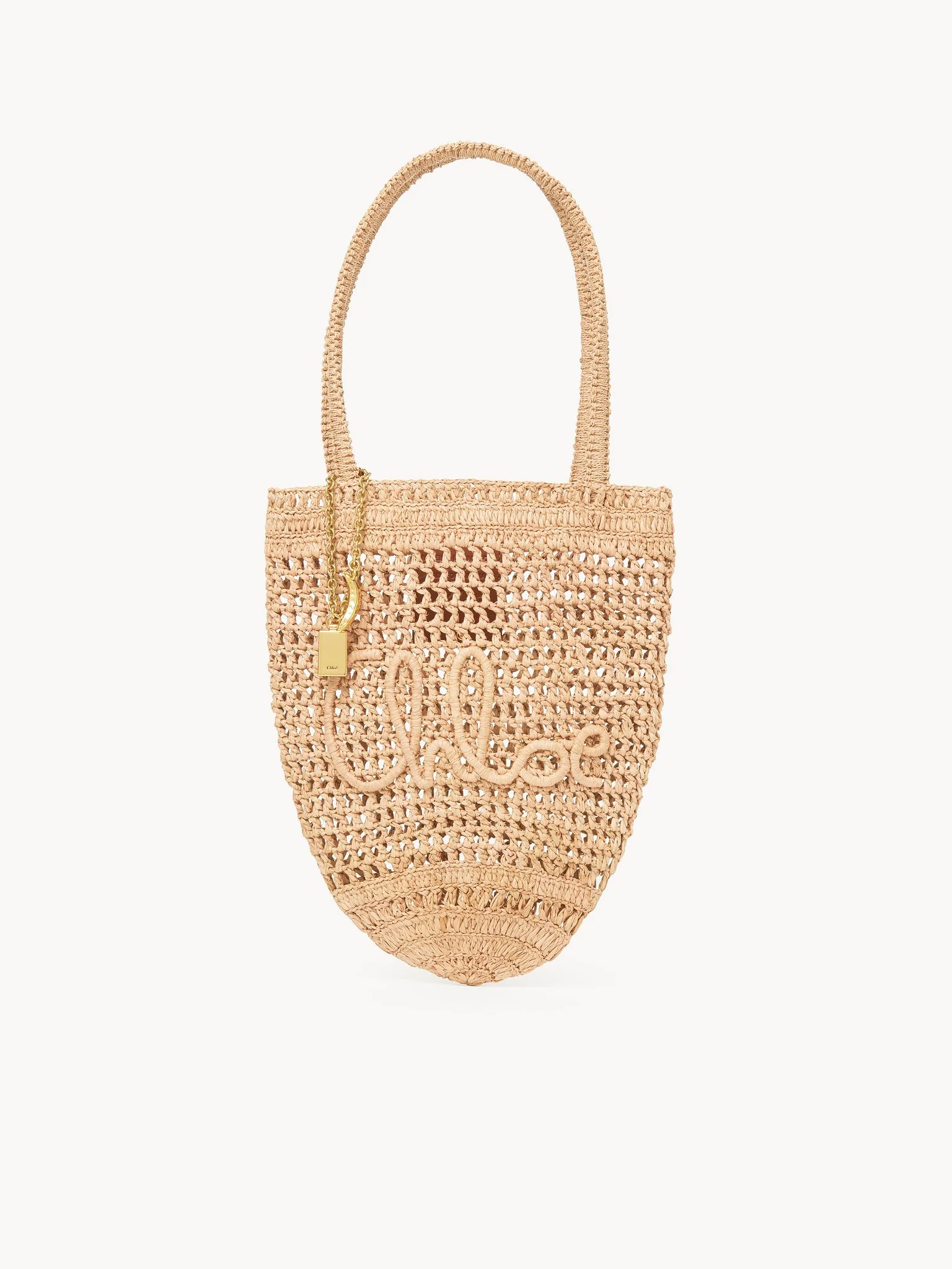 Chloé - Small Summer Banana tote bag in raffia