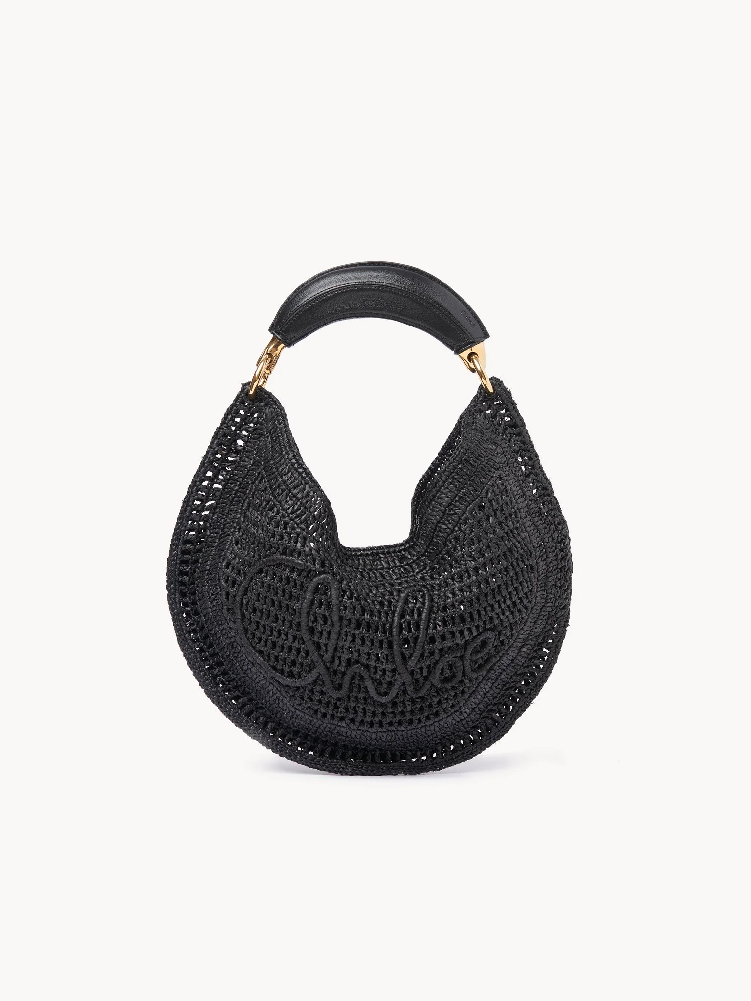 Chloé - Summer Banana hobo bag in raffia