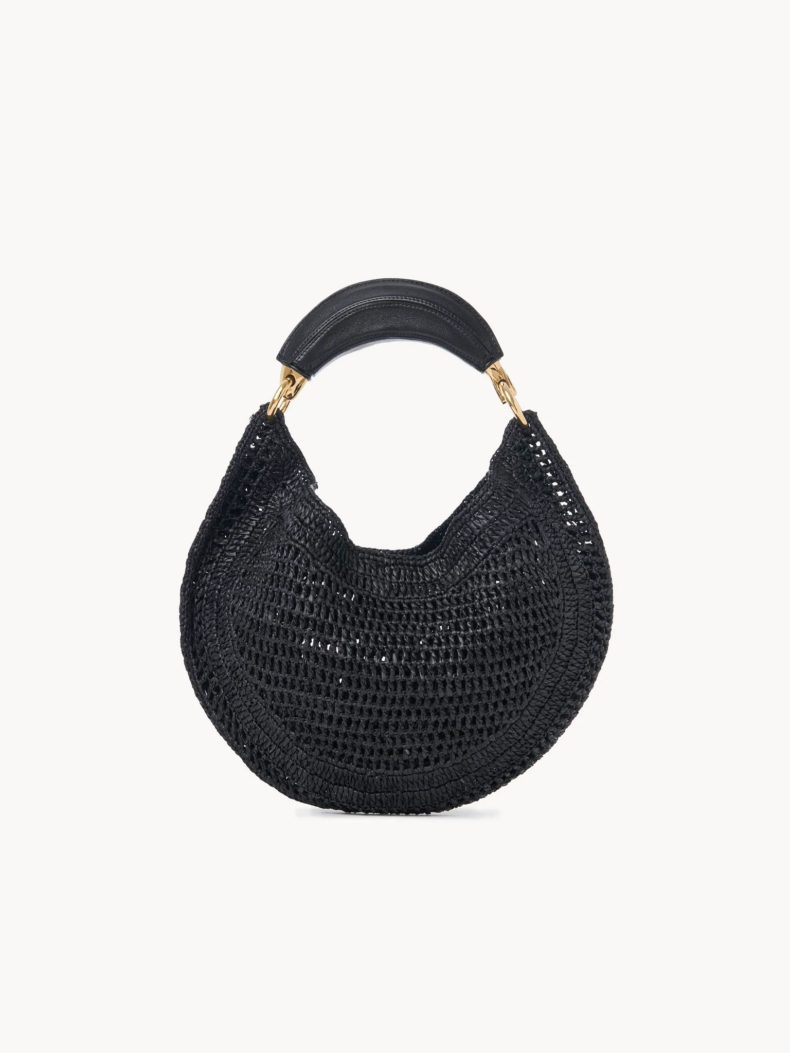 Chloé - Summer Banana hobo bag in raffia - Image 7