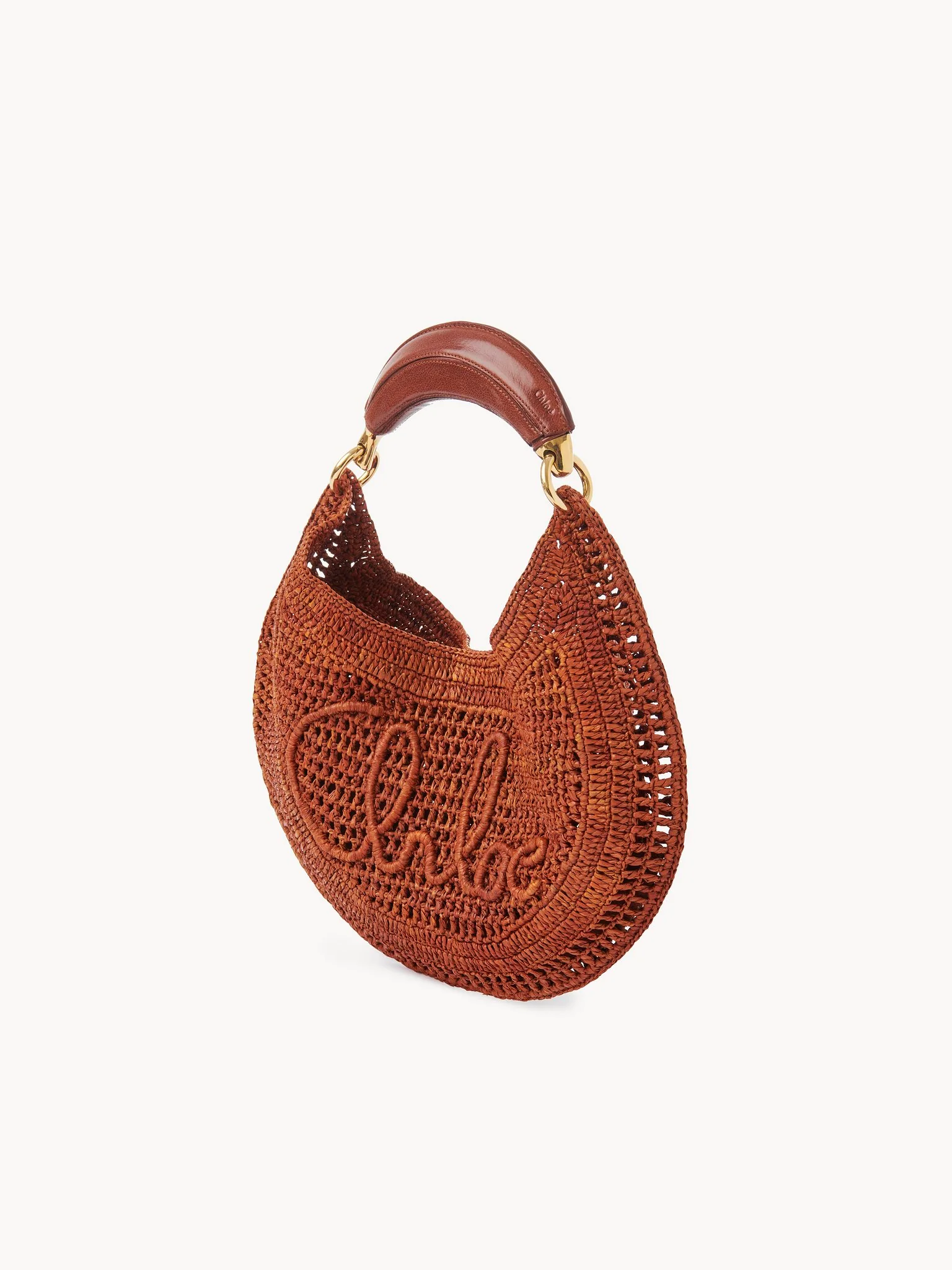 Chloé - Summer Banana hobo bag in raffia - Image 5
