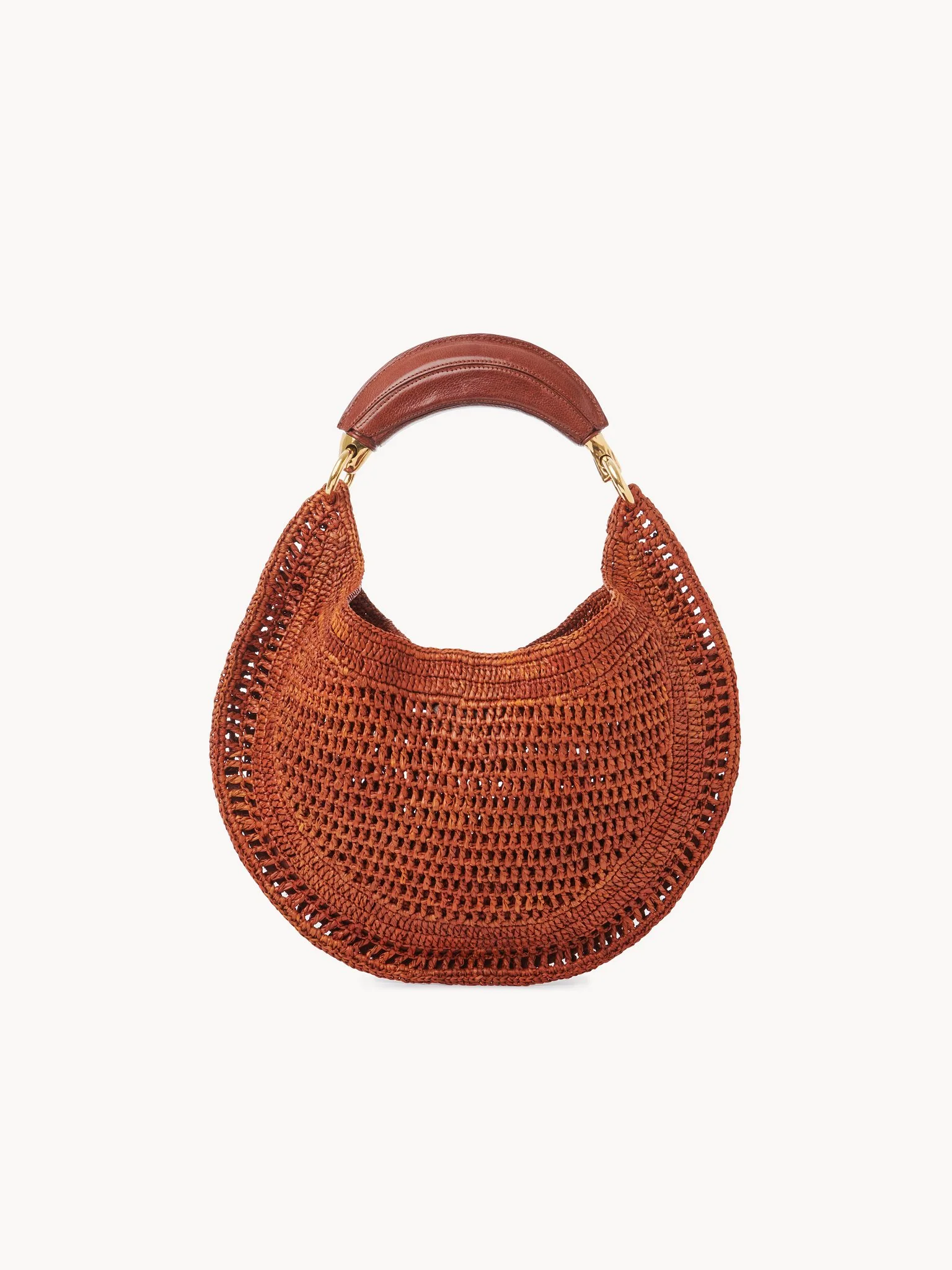 Chloé - Summer Banana hobo bag in raffia - Image 6