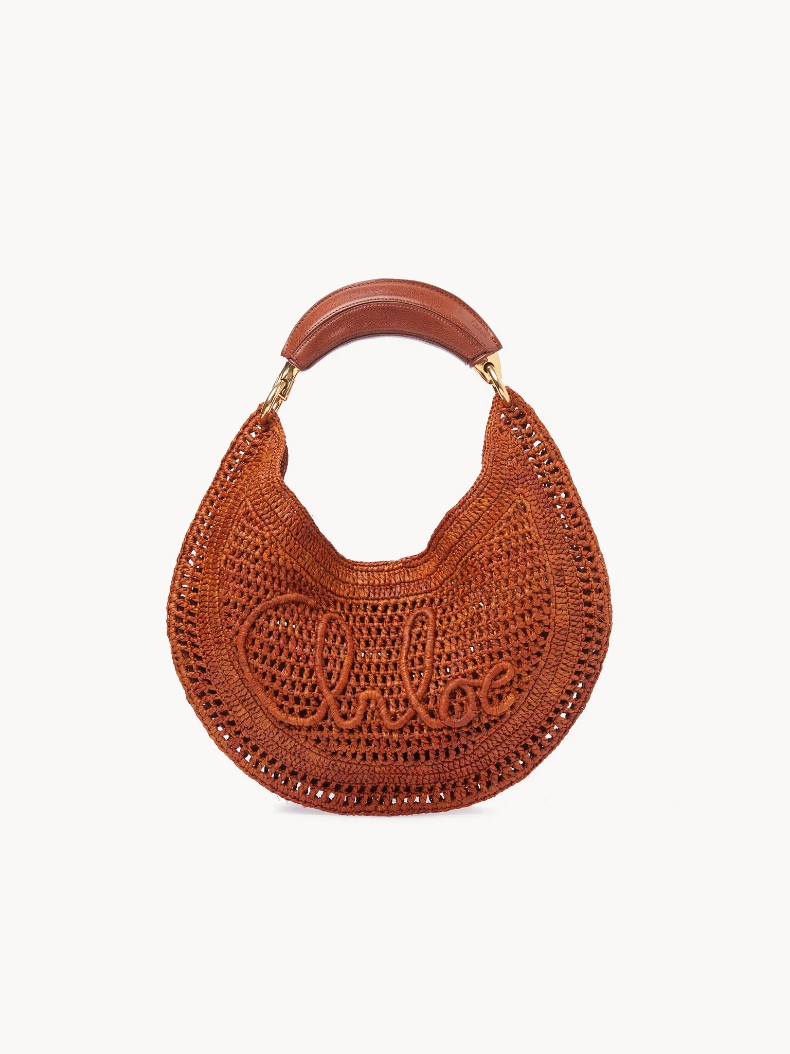 Chloé - Summer Banana hobo bag in raffia - Image 8