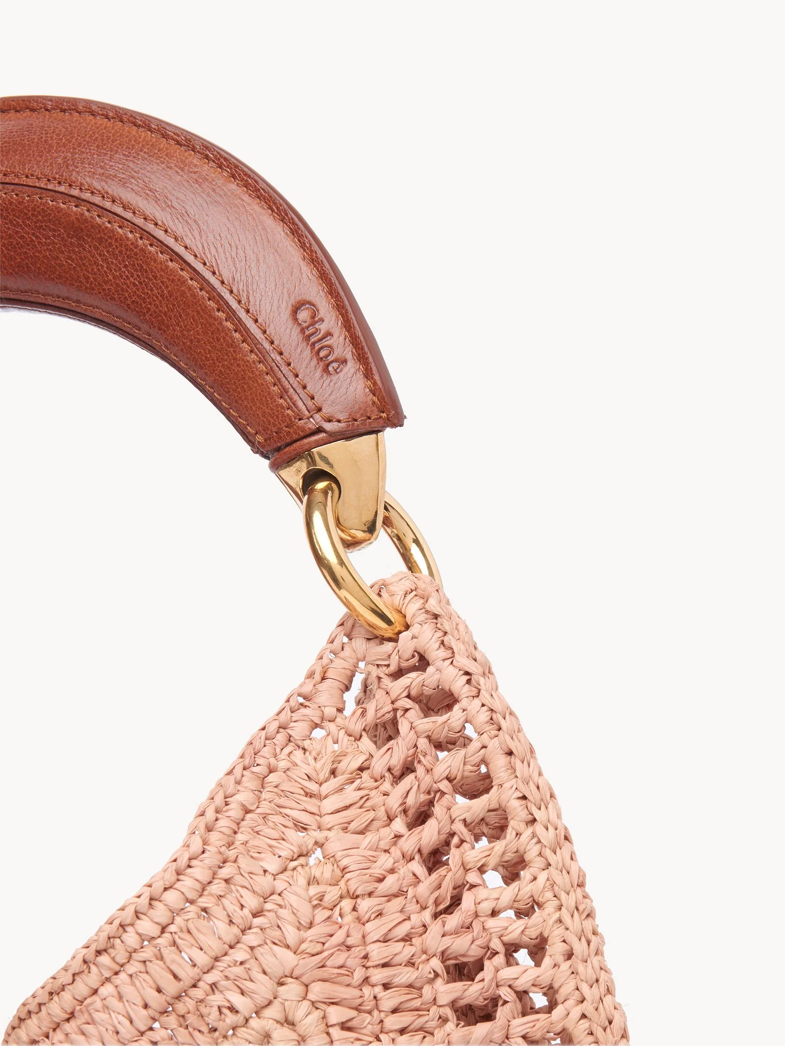 Chloé - Summer Banana hobo bag in raffia - Image 2