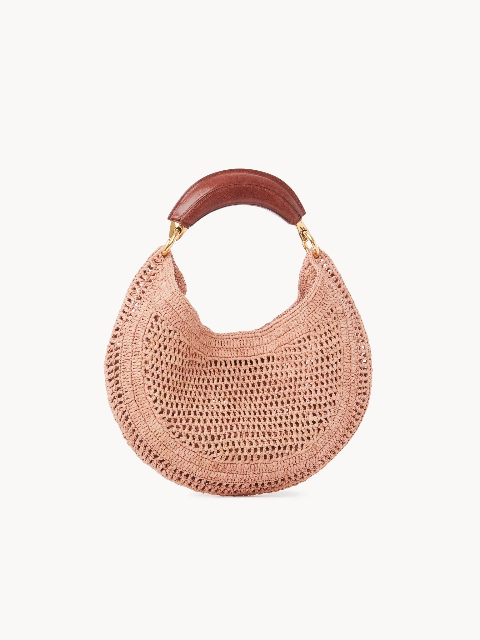 Chloé - Summer Banana hobo bag in raffia - Image 6