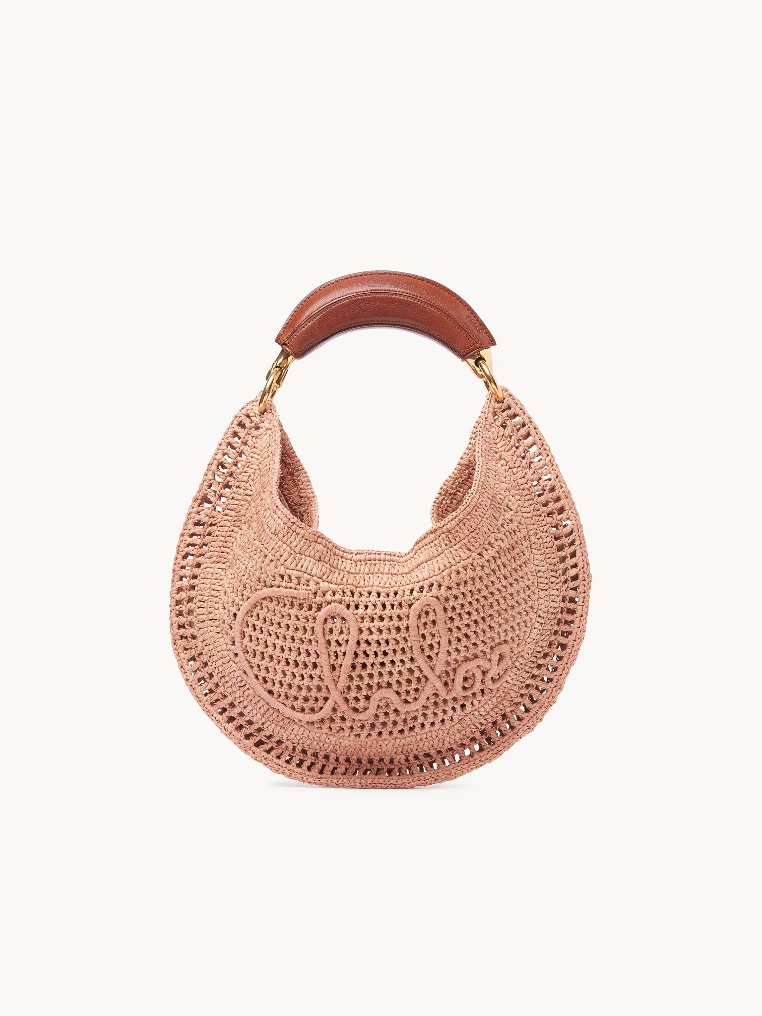 Chloé - Summer Banana hobo bag in raffia - Image 8