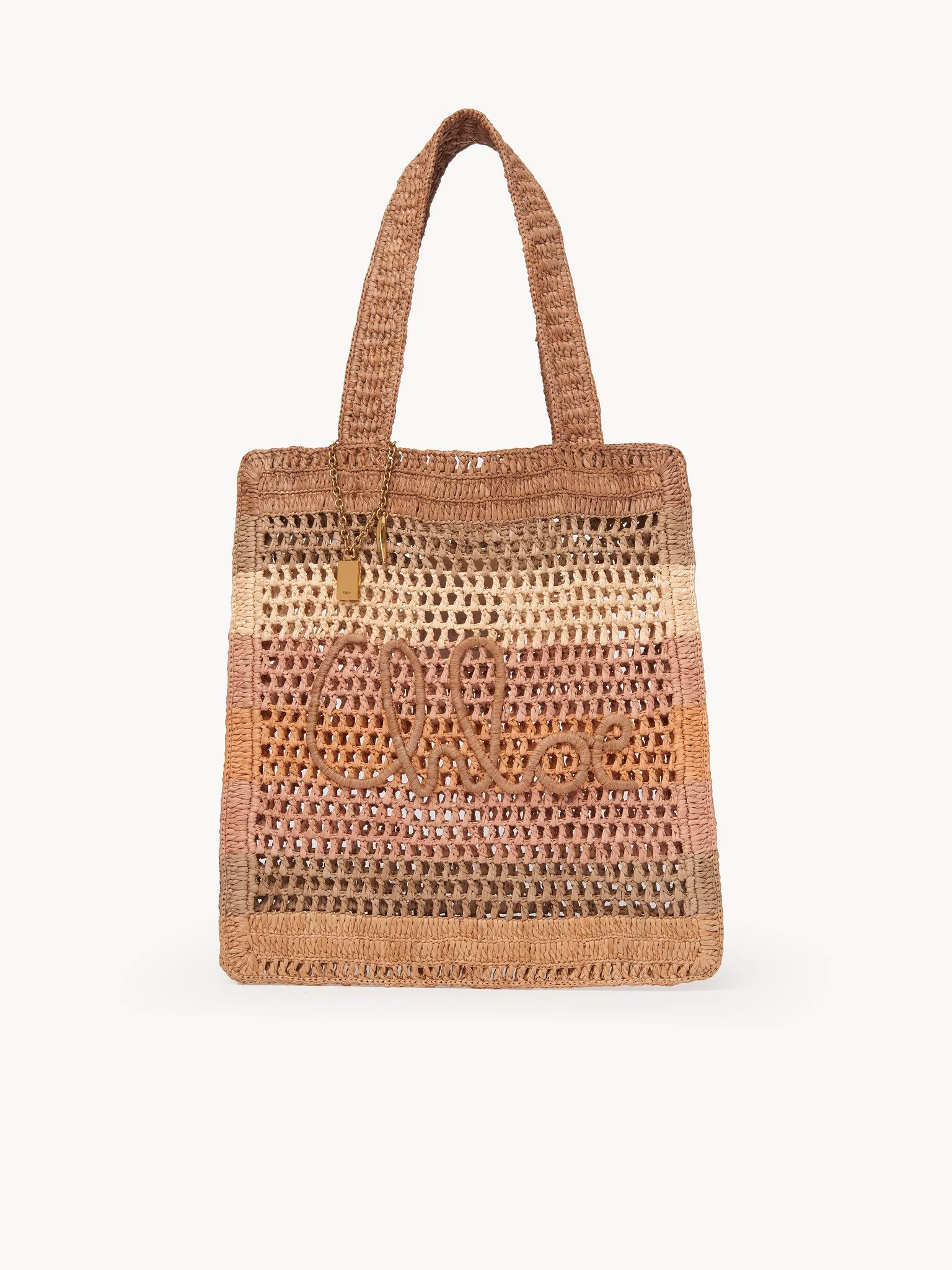 Chloé - Summer Banana tote bag in raffia