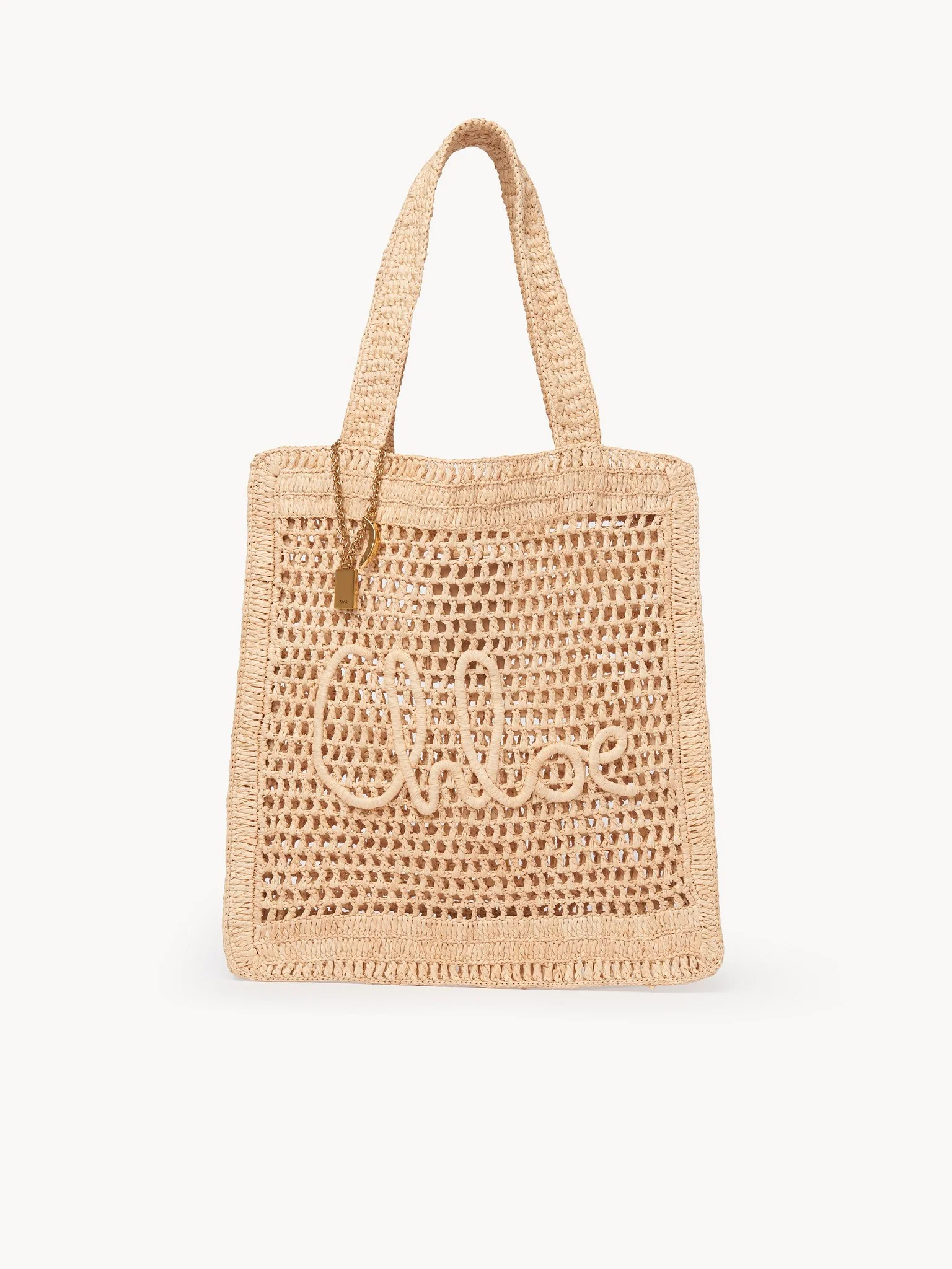 Chloé - Summer Banana tote bag in raffia