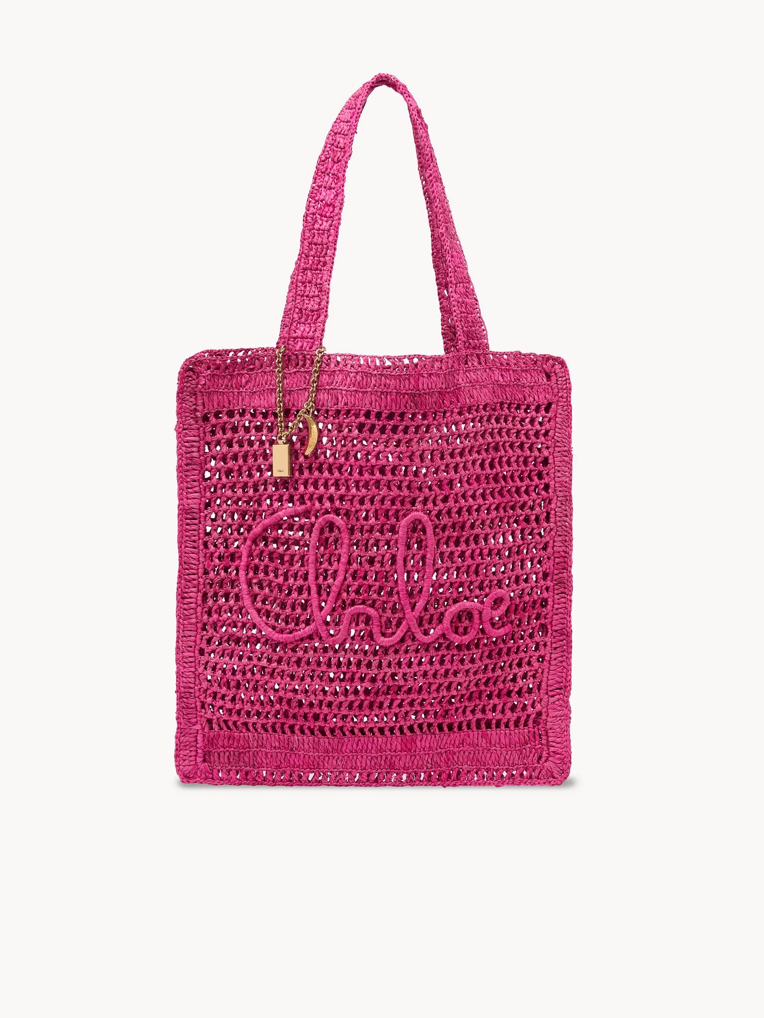 Chloé - Summer Banana tote bag in raffia - Image 8