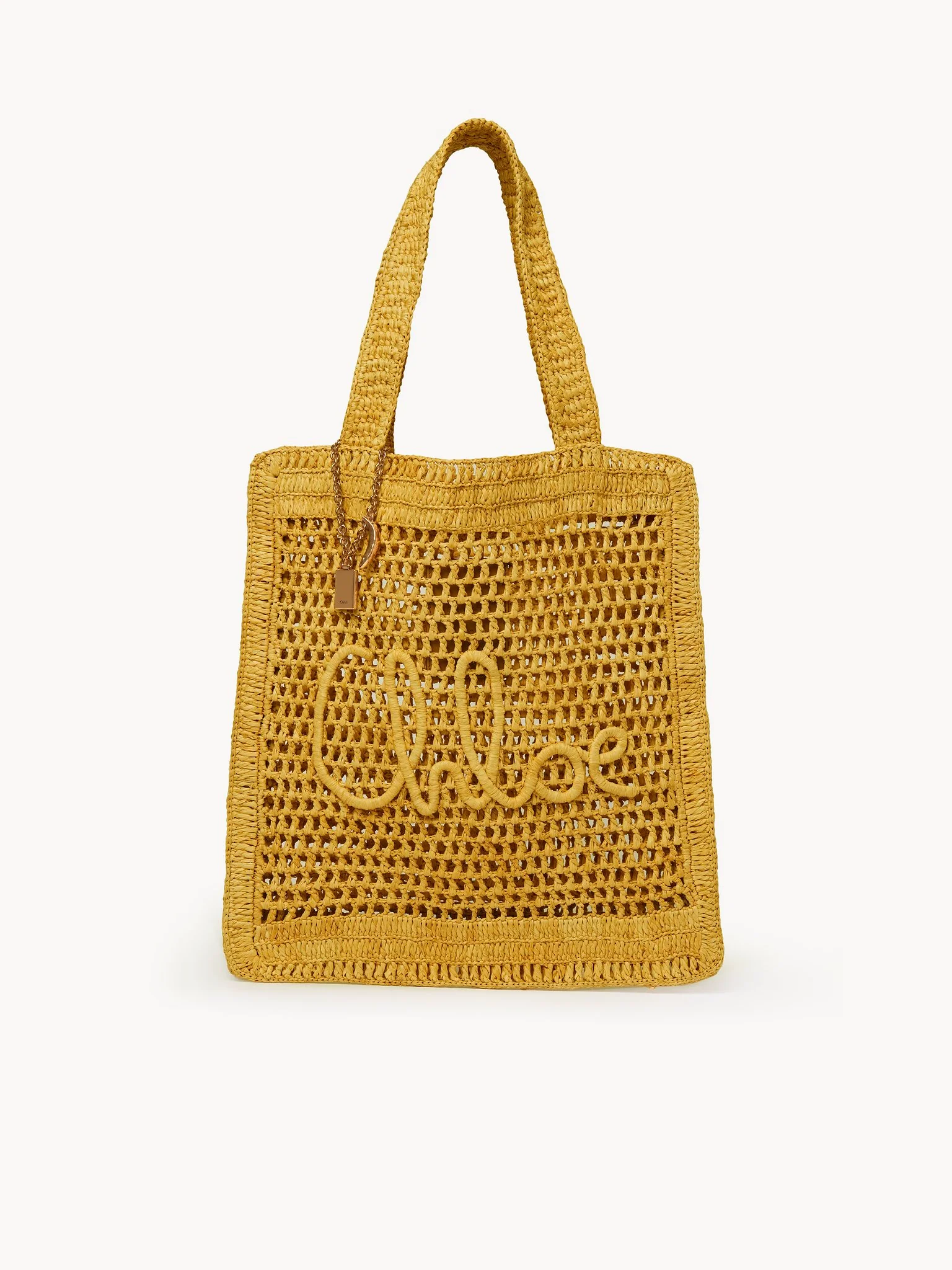 Chloé - Summer Banana tote bag in raffia - Image 6