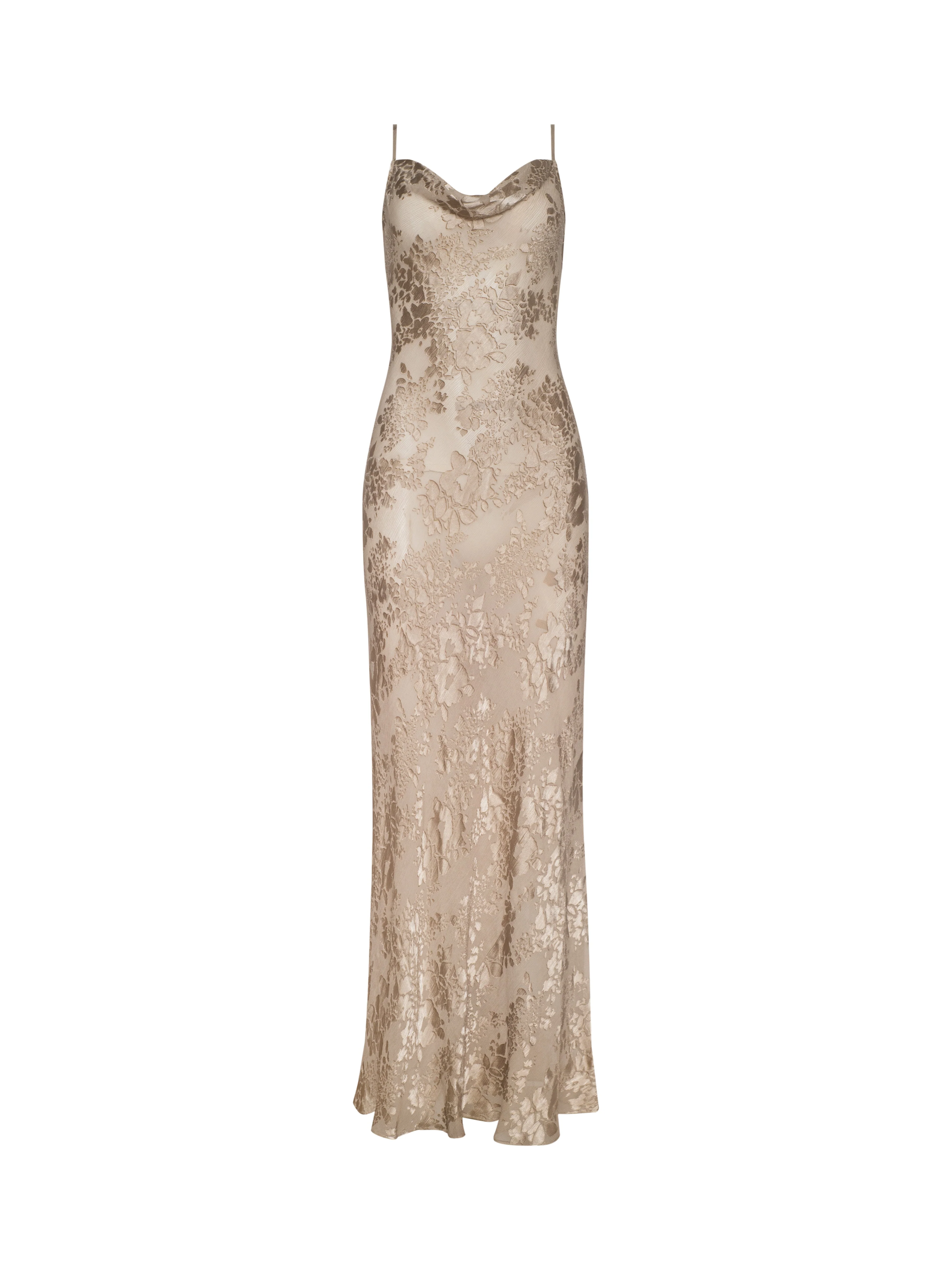 L'AGENCE - Christine Burnout Satin Gown - Image 5