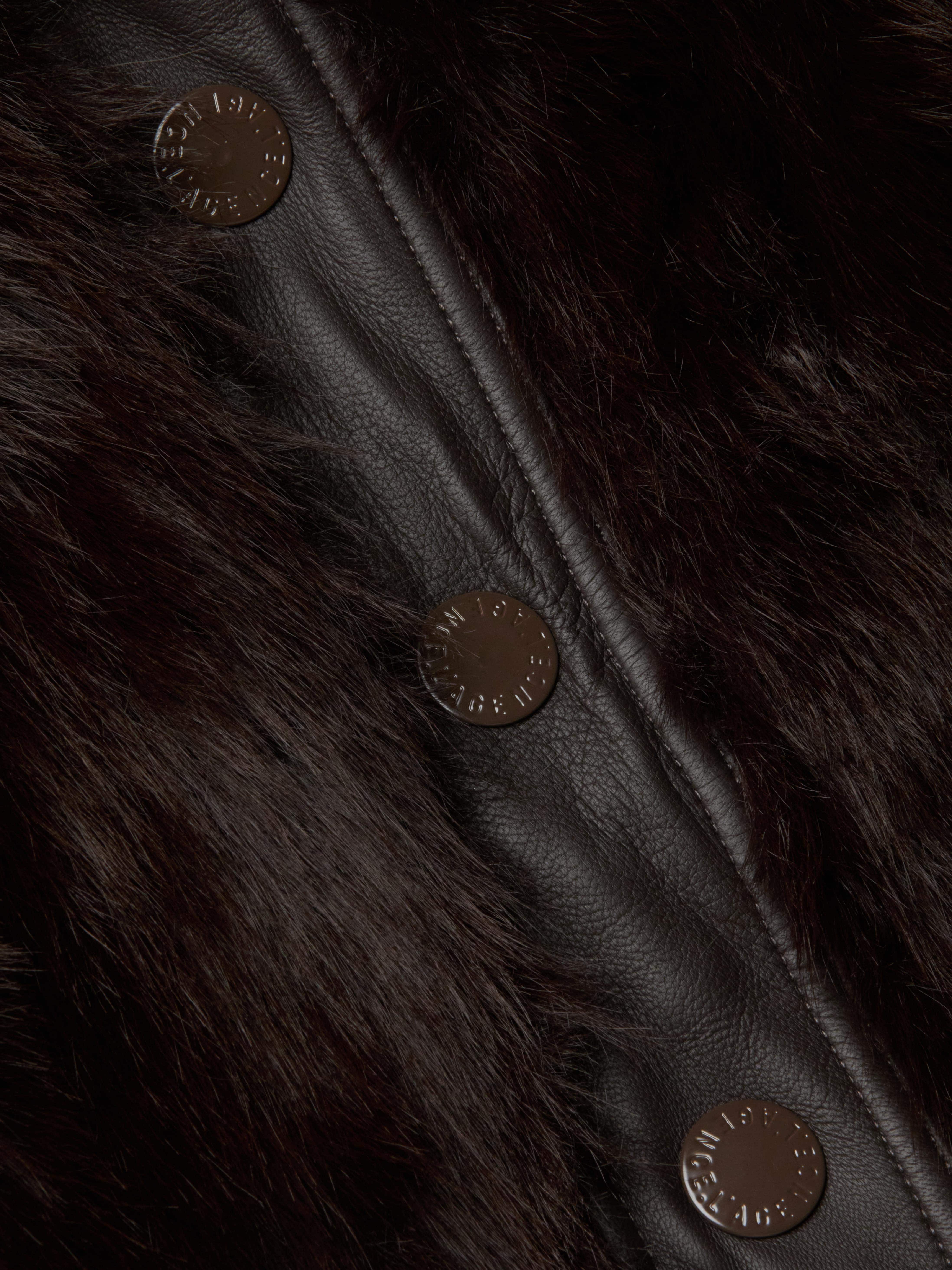 L'AGENCE - Claira Faux Fur Jacket - Image 11