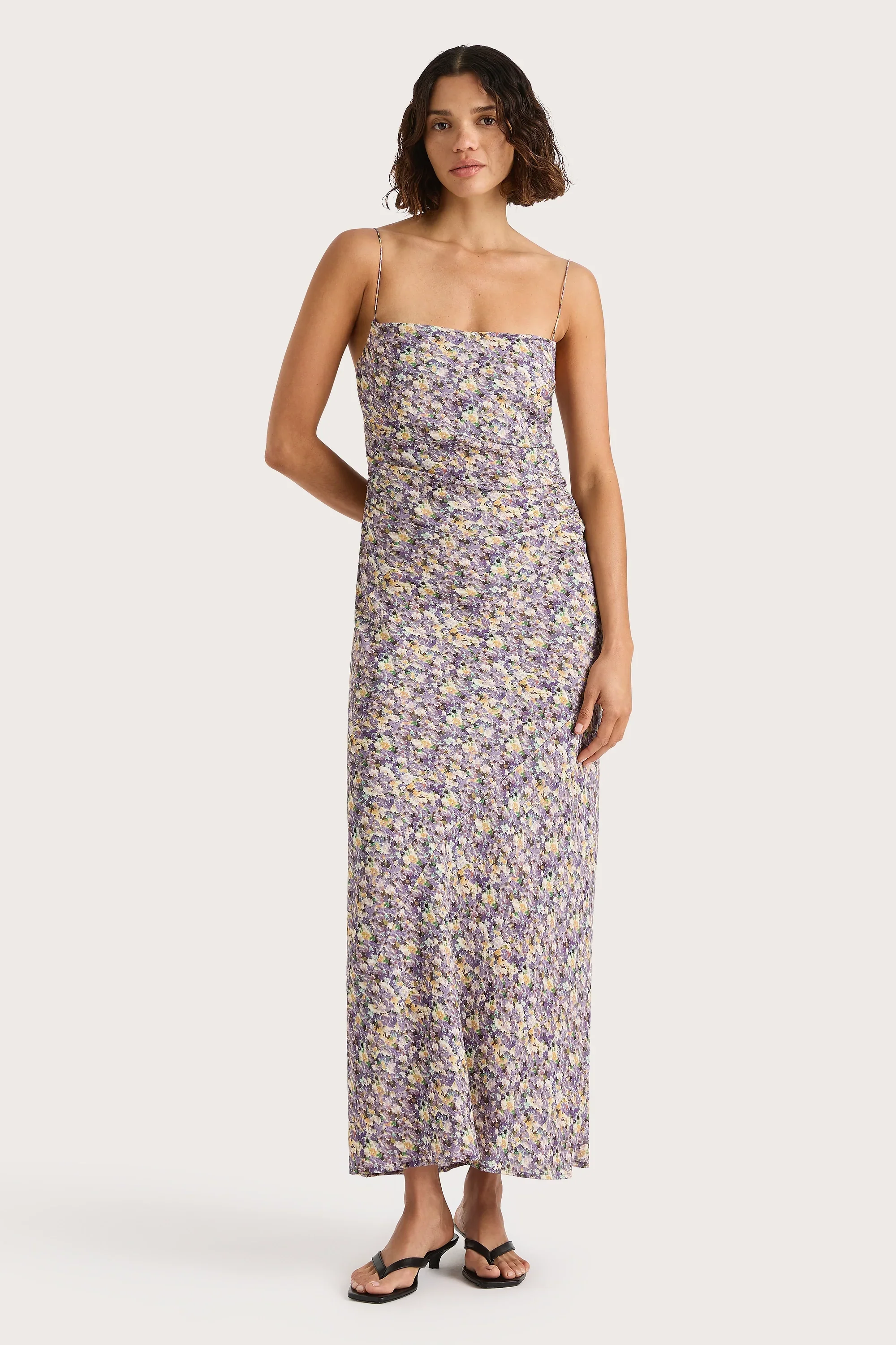 Faithfull - Clara Maxi Dress Valerie Floral Purple - Final Sale