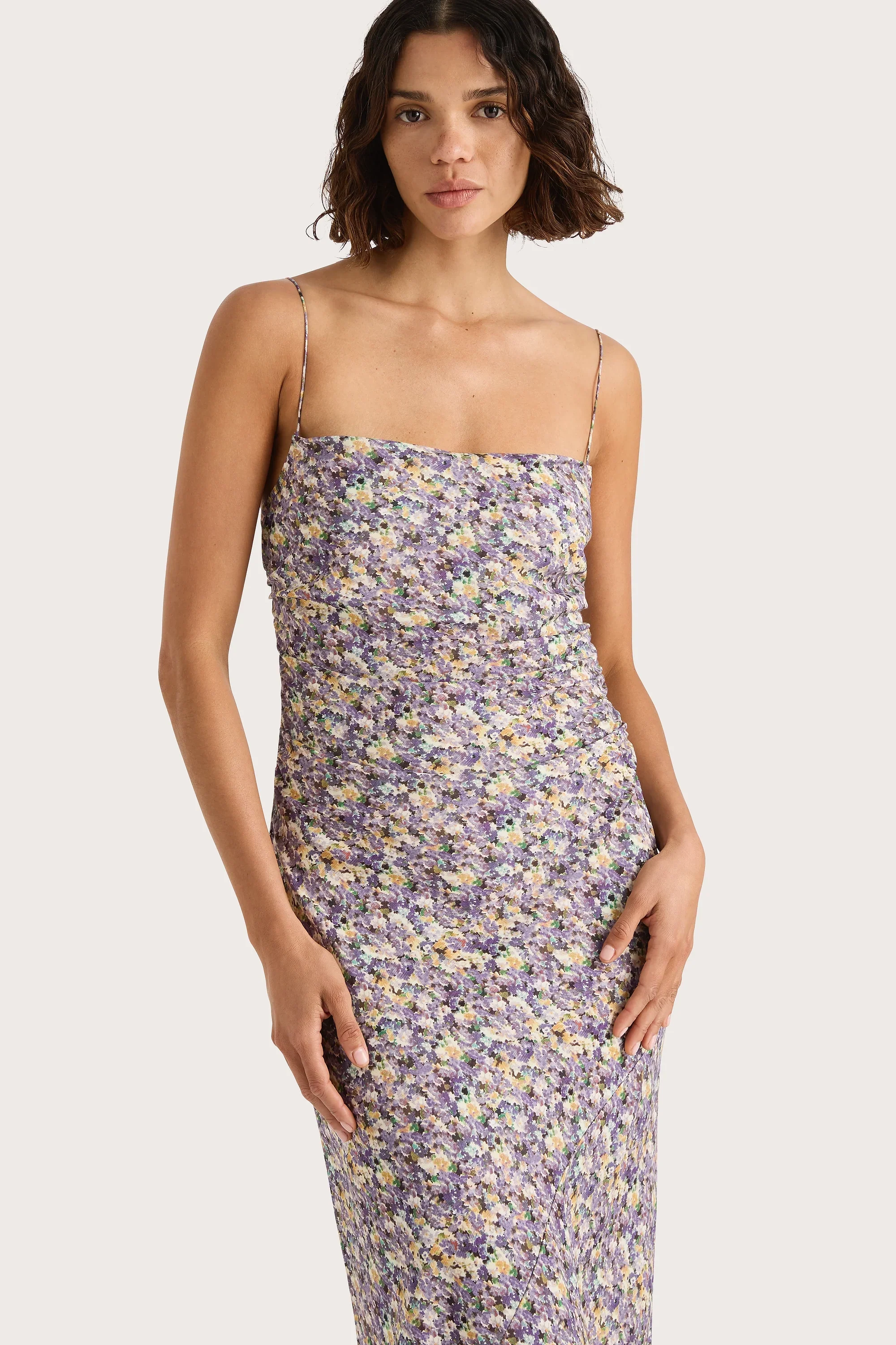 Faithfull - Clara Maxi Dress Valerie Floral Purple - Final Sale - Image 3