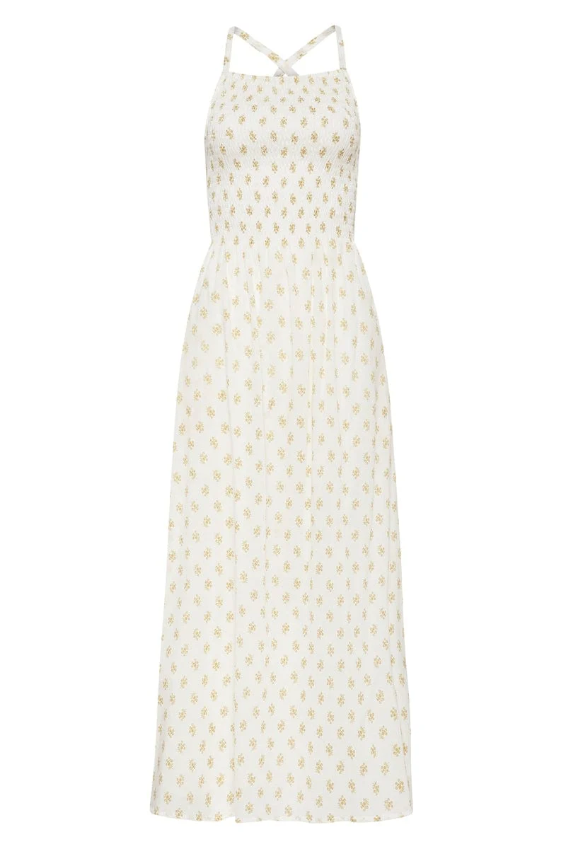 Faithfull - Claretta Midi Dress Cairo Floral Print - Final Sale - Image 6