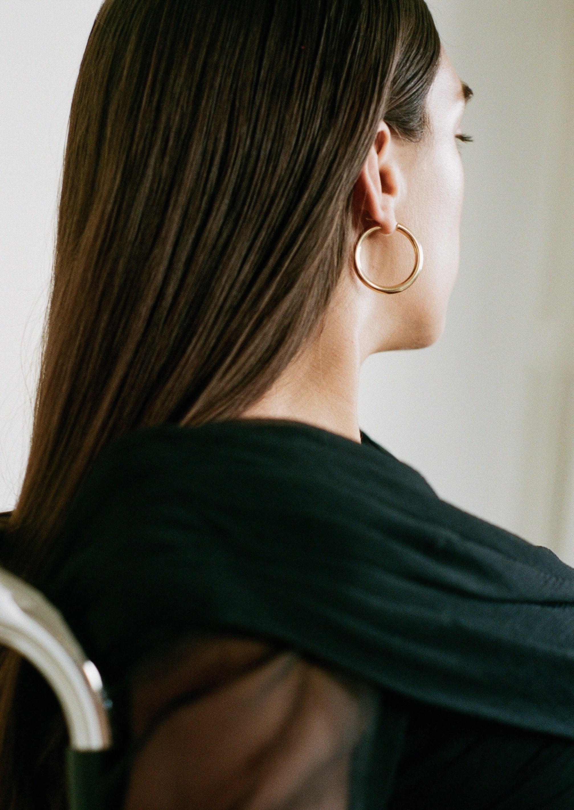 Kinn - Classic Hoop Earrings Large - Image 8