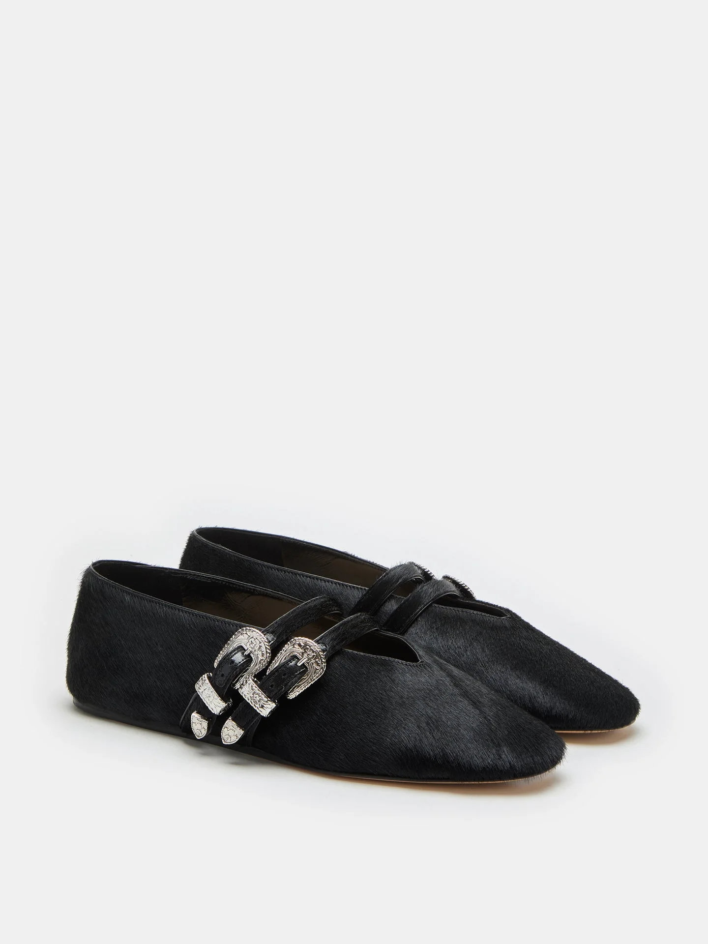 Le Monde Beryl - Claudia Slipper / Black Calf Hair - Image 2