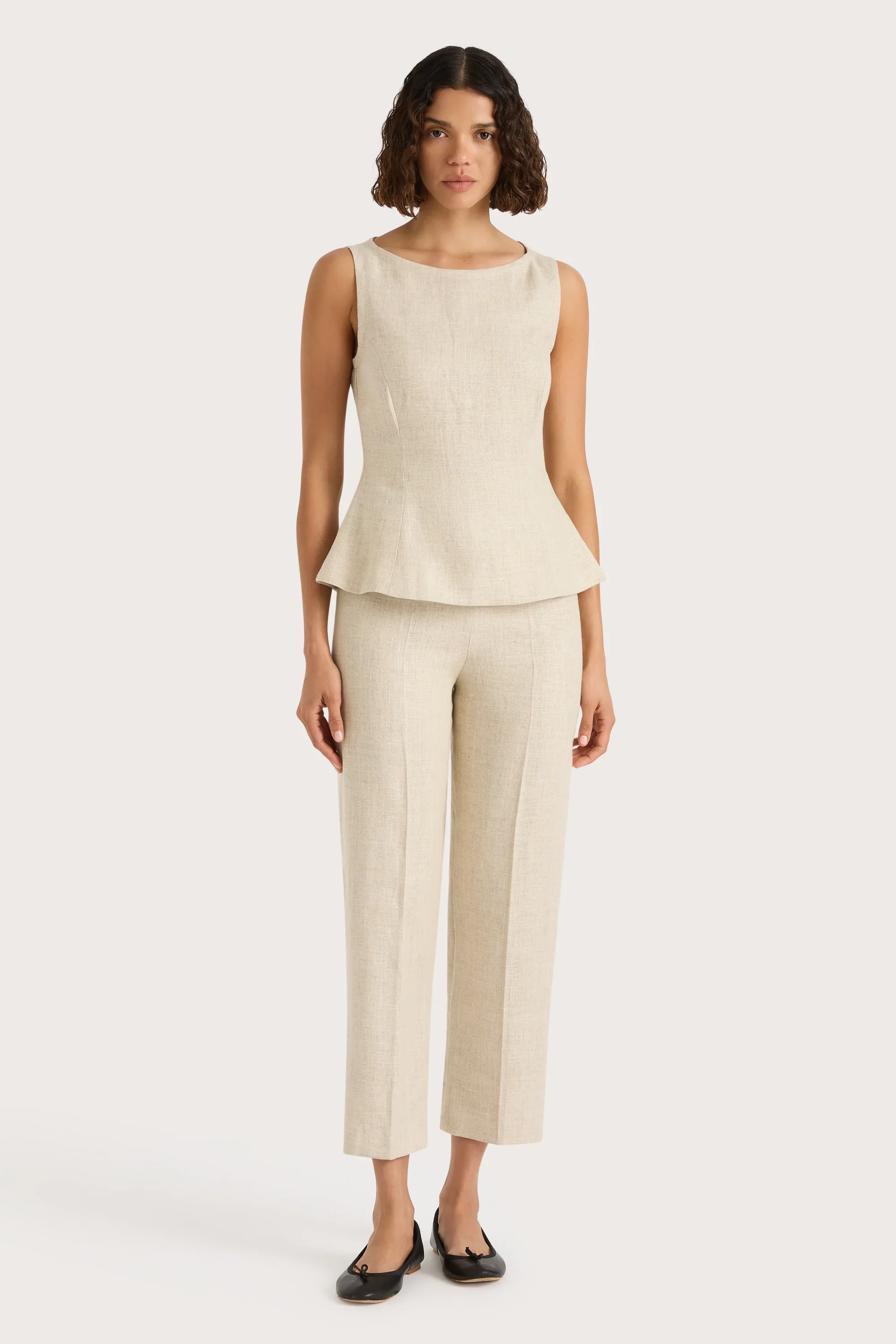 Faithfull - Claudine Pant Natural - Final Sale