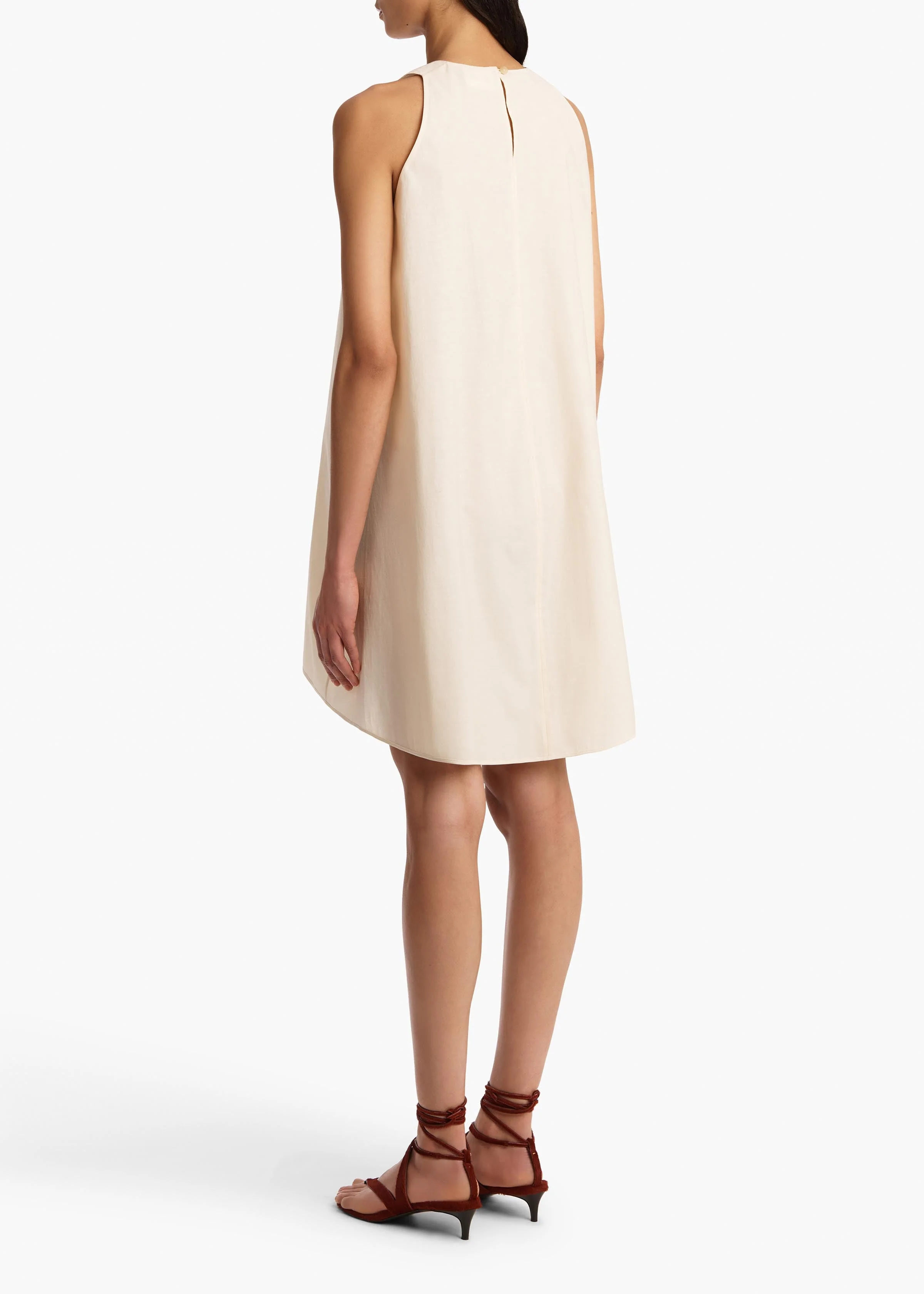 Khaite - Clay Dress in Bone - Image 4