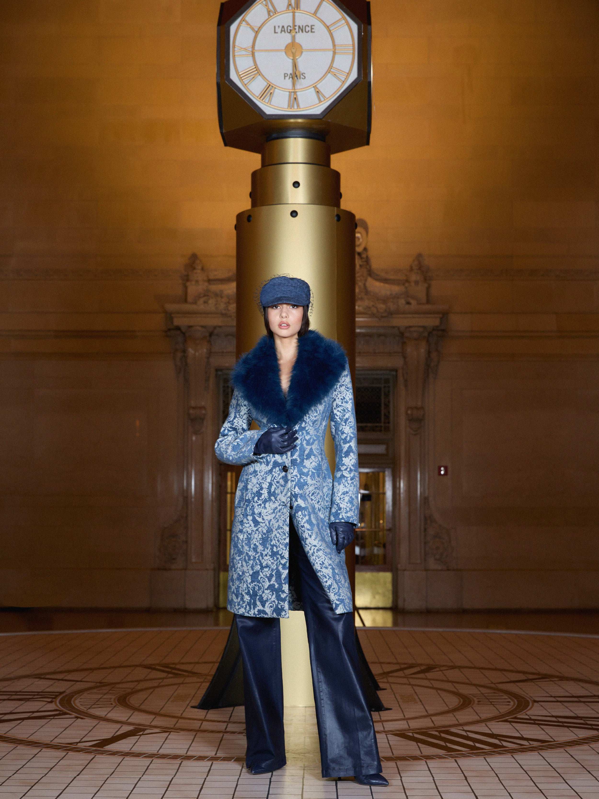 L'AGENCE - Clayton Coated Wide - Leg Jean - Image 5