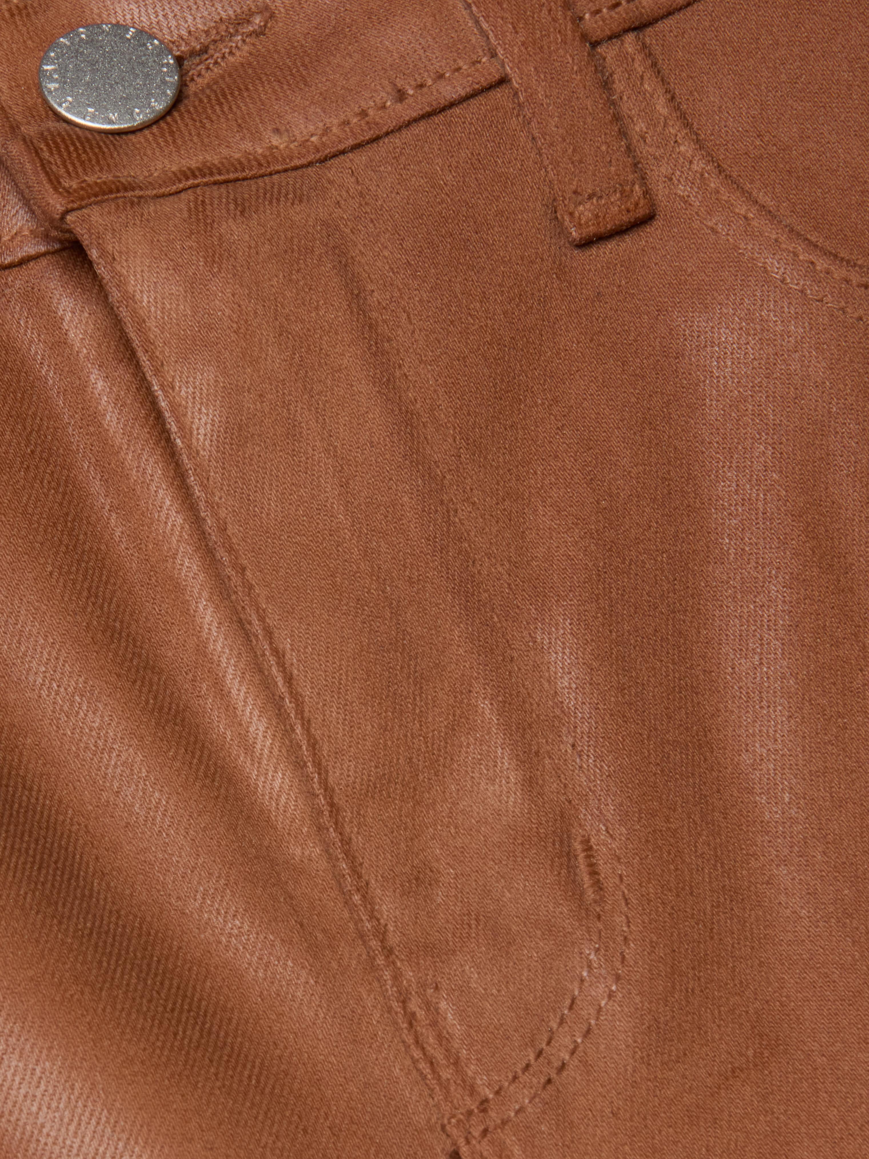 L'AGENCE - Clayton Coated Wide - Leg Jean - Image 11