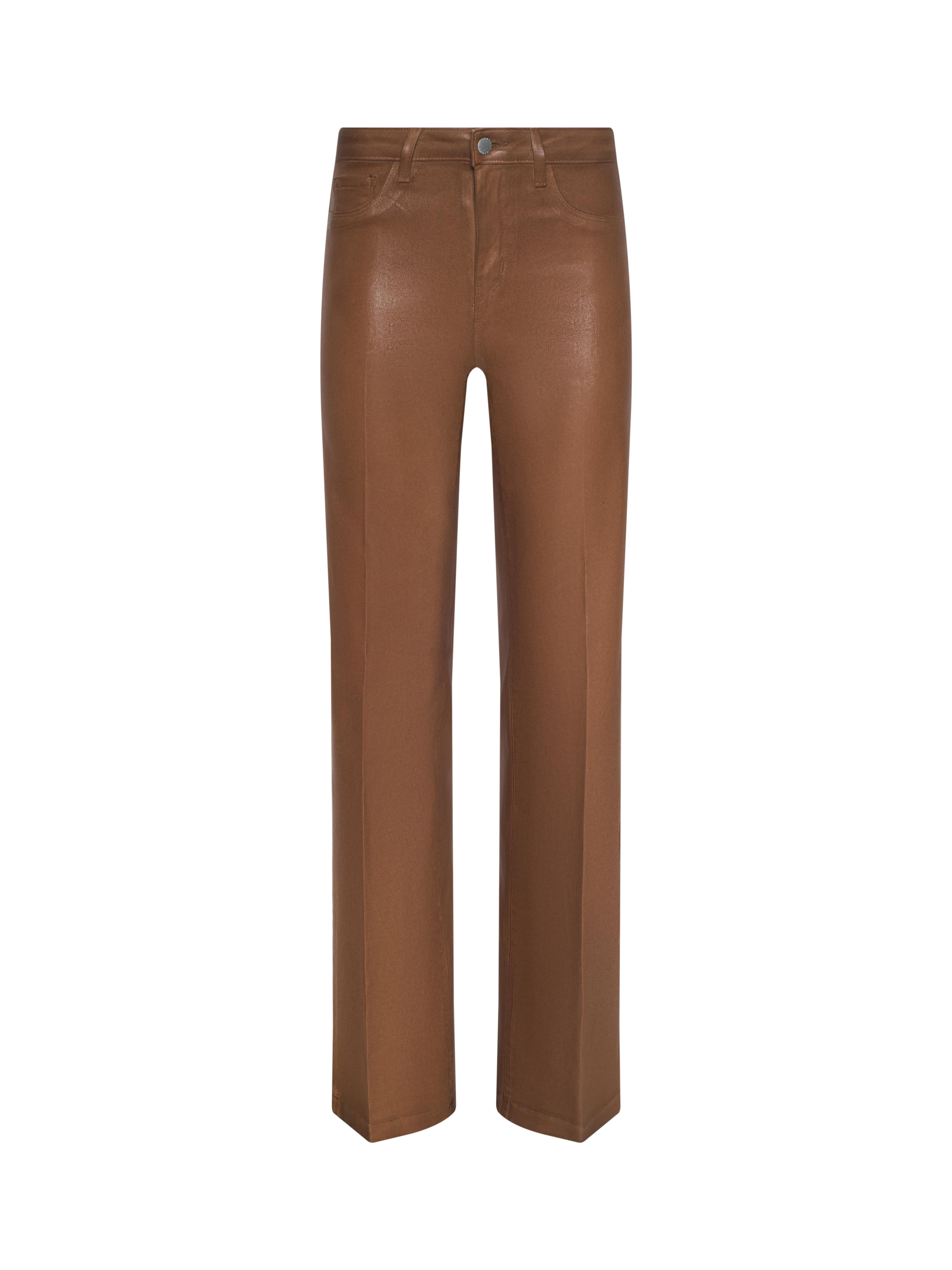 L'AGENCE - Clayton Coated Wide - Leg Jean - Image 12