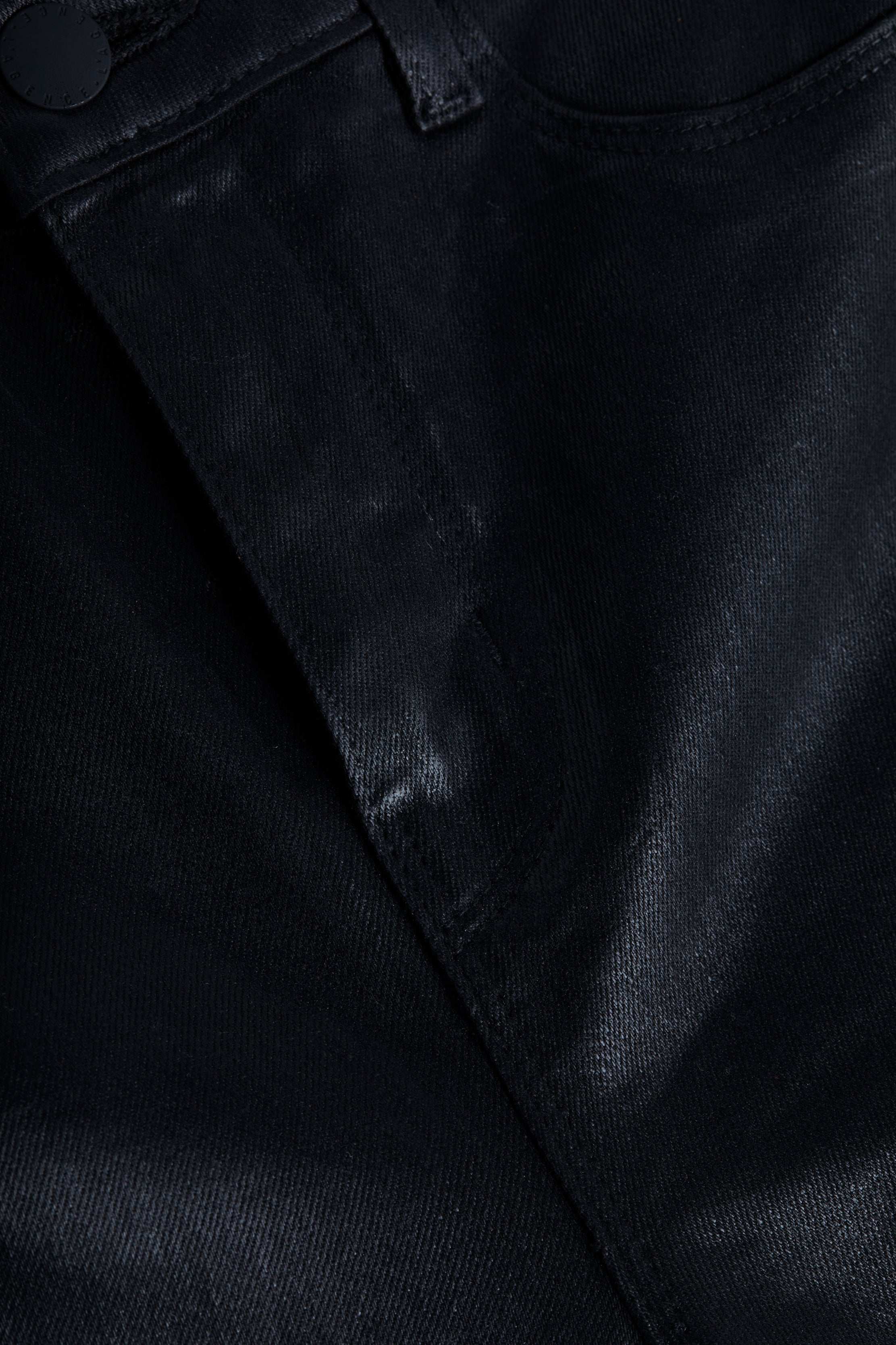 L'AGENCE - Clayton Coated Wide - Leg Jean - Image 11