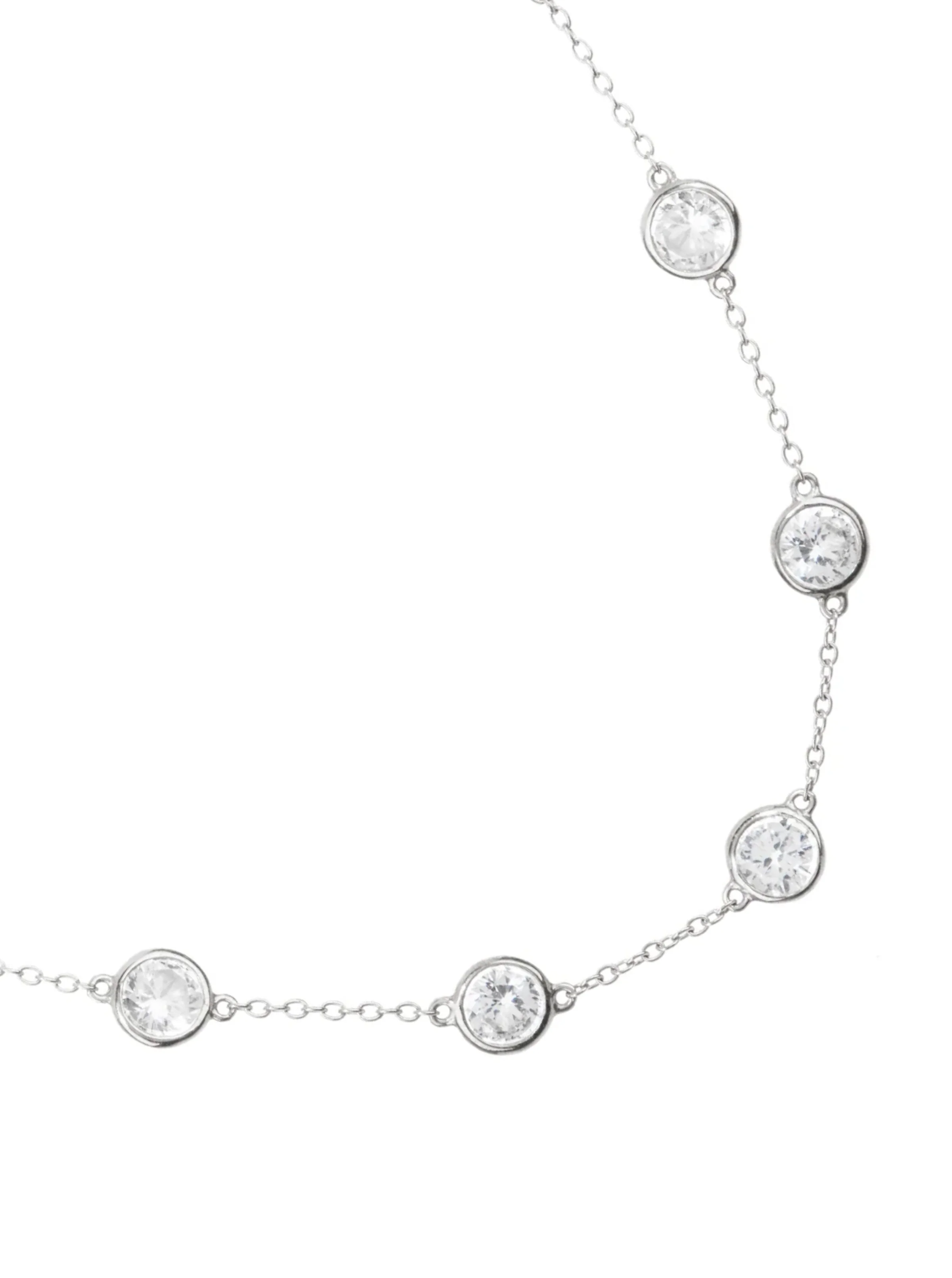 Dorsey - CLEMENCE NECKLACE IN 7.50 CT LAB WHITE SAPPHIRE - Image 2