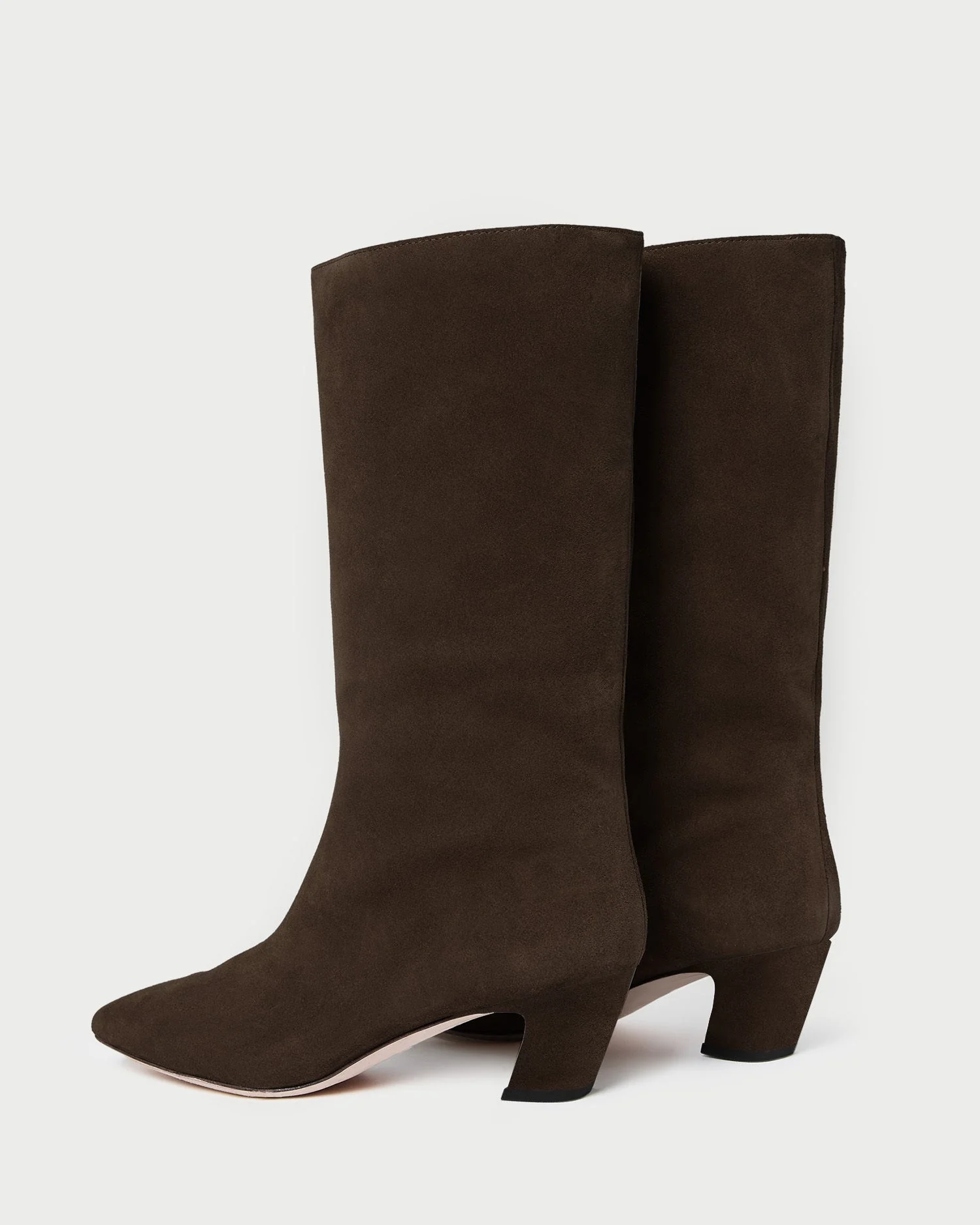 Loeffler Randall - Cleo Brown Suede Mid - Calf Boot - Image 5