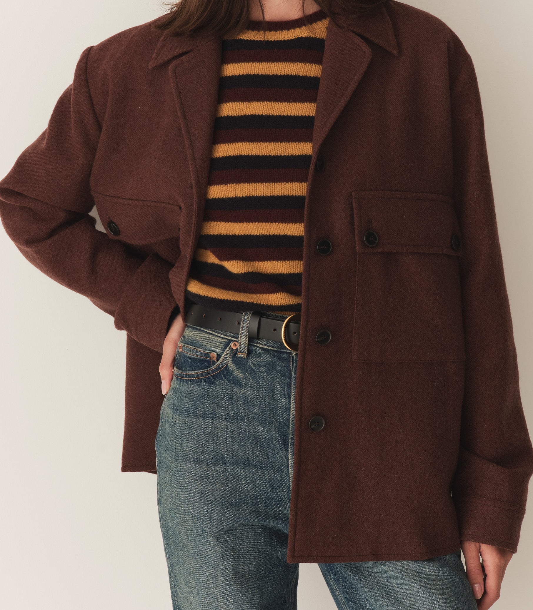 DÔEN - CLIFTON JACKET -- RUST UMBER - Image 4