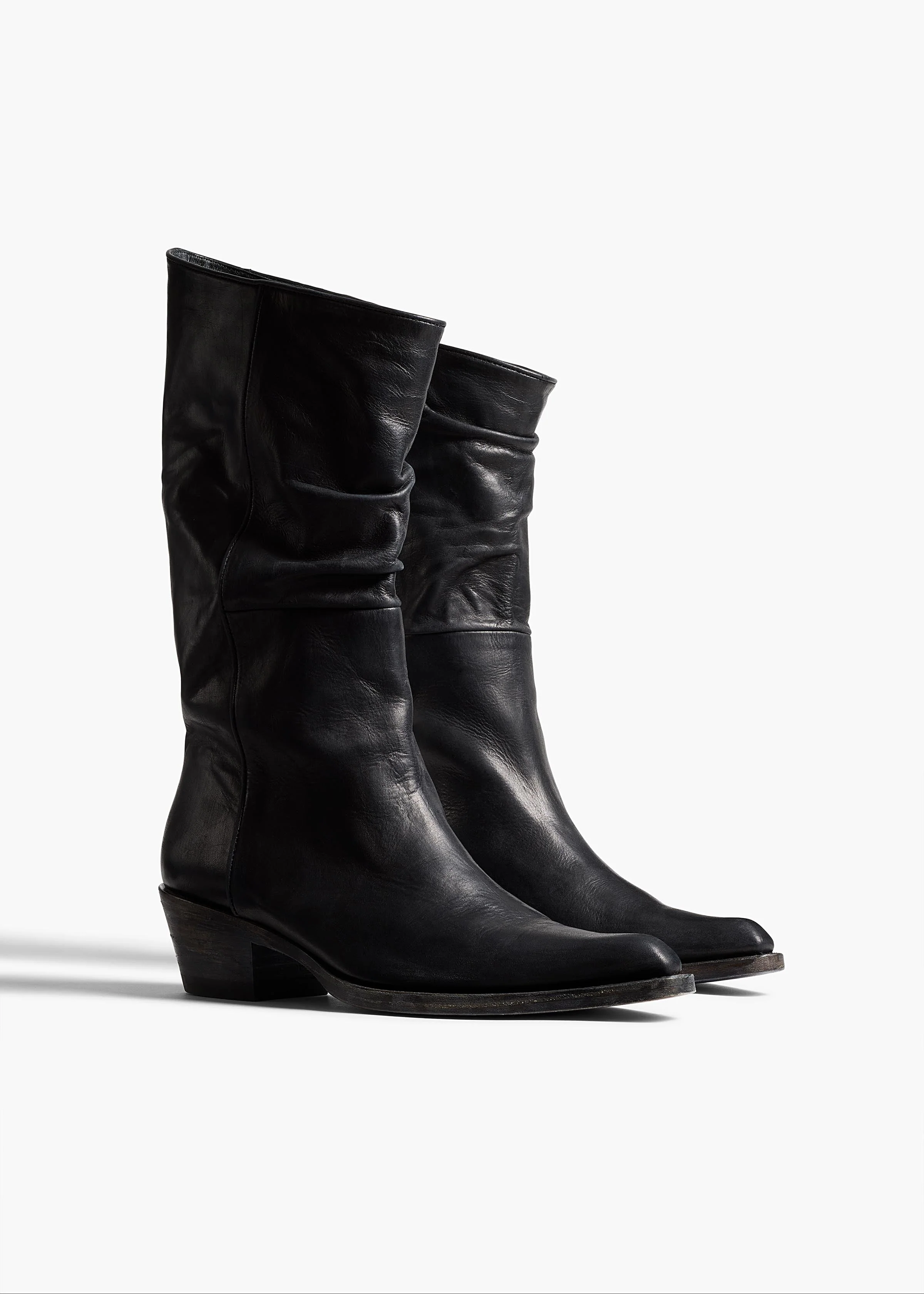 Khaite - Clive Boot in Black Leather - Image 2