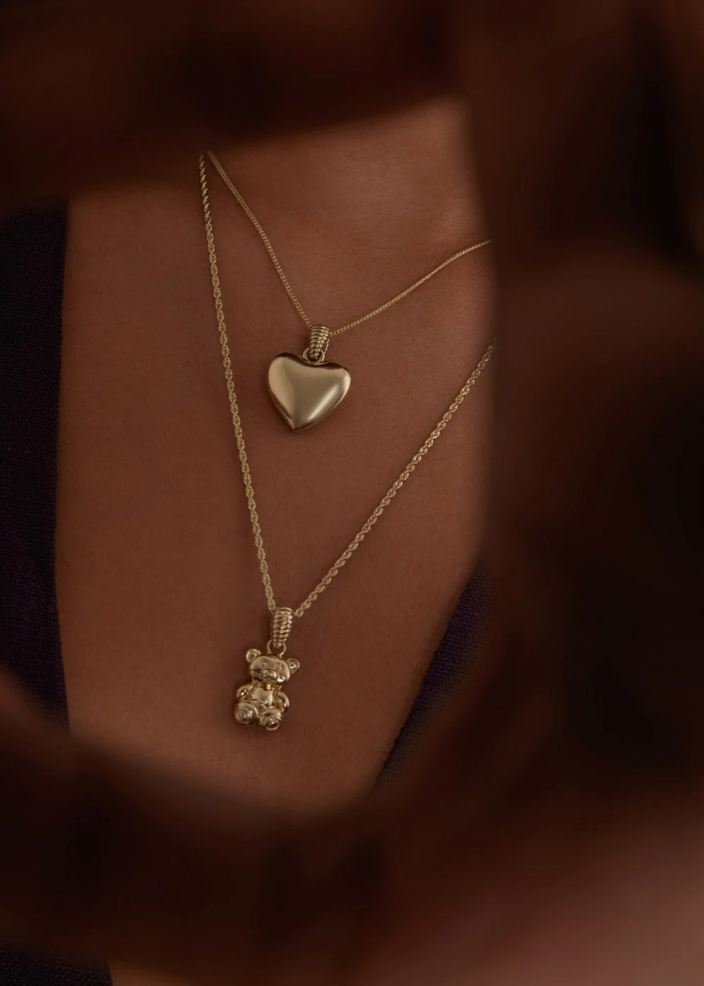 Kinn - Close To My Heart Necklace Gold - Image 3