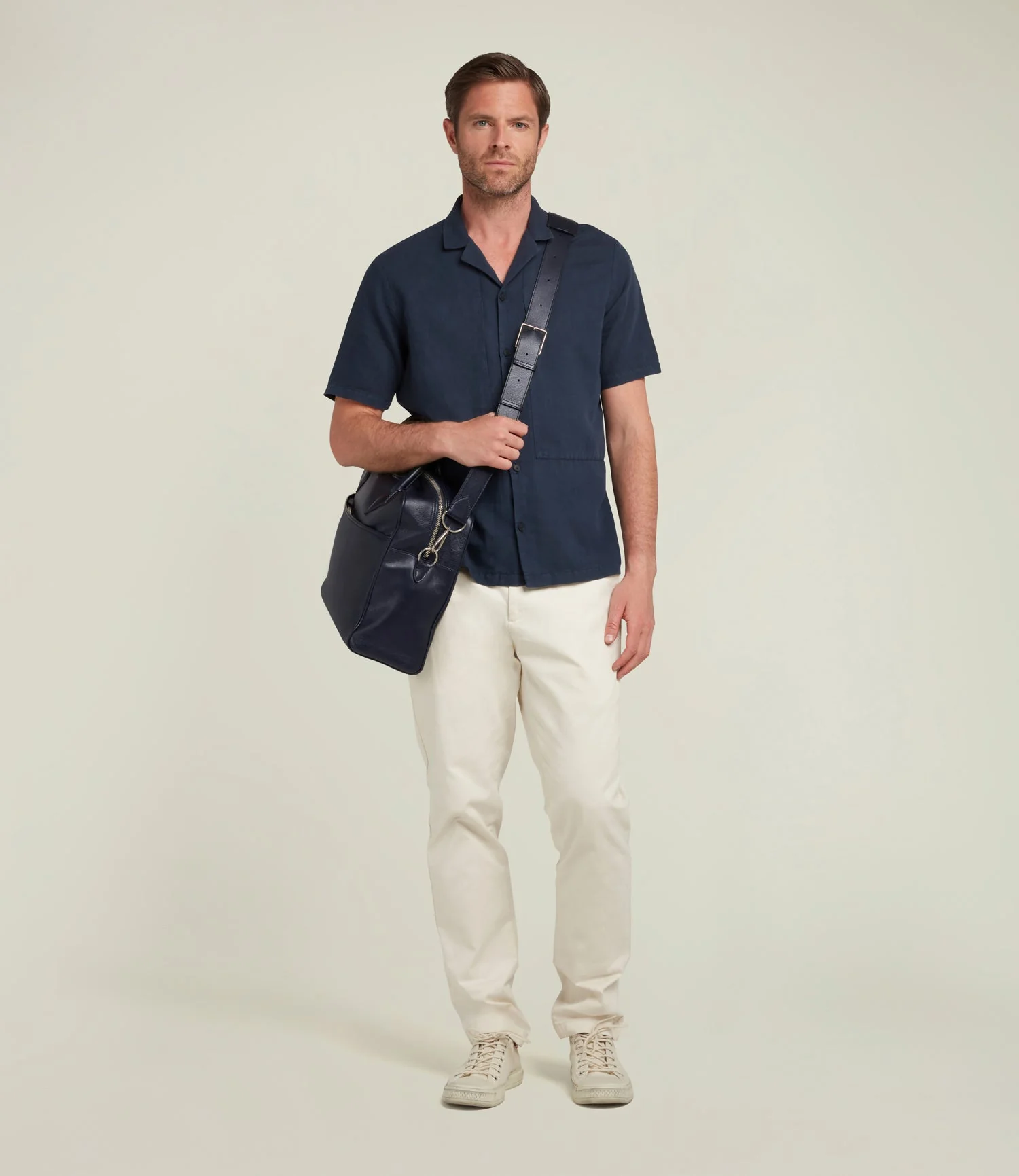Metier - Closer All Day Briefcase Buffalo Deep Navy - Image 6