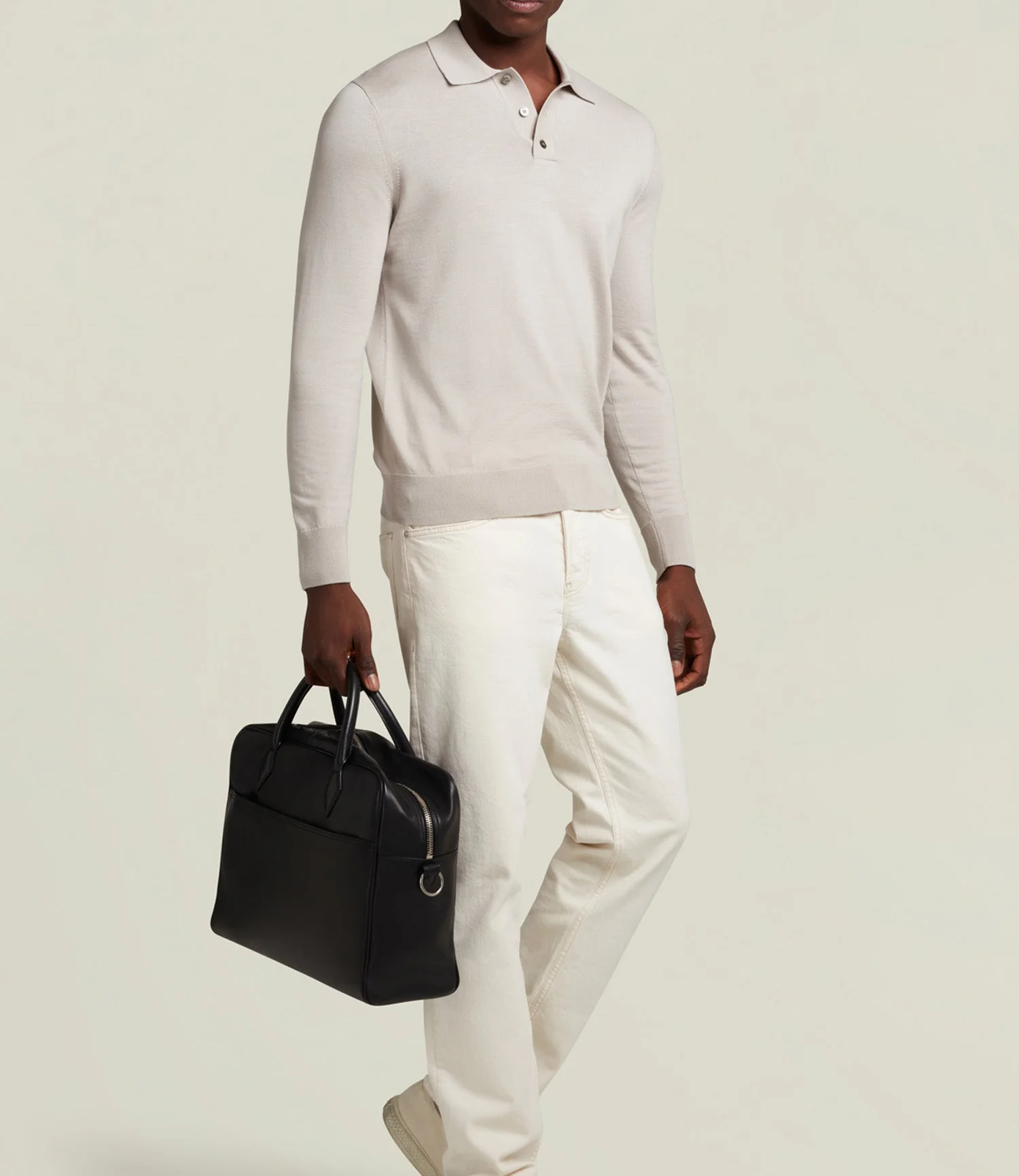 Metier - Closer All Day Briefcase Atelier Calfskin Black - Image 5