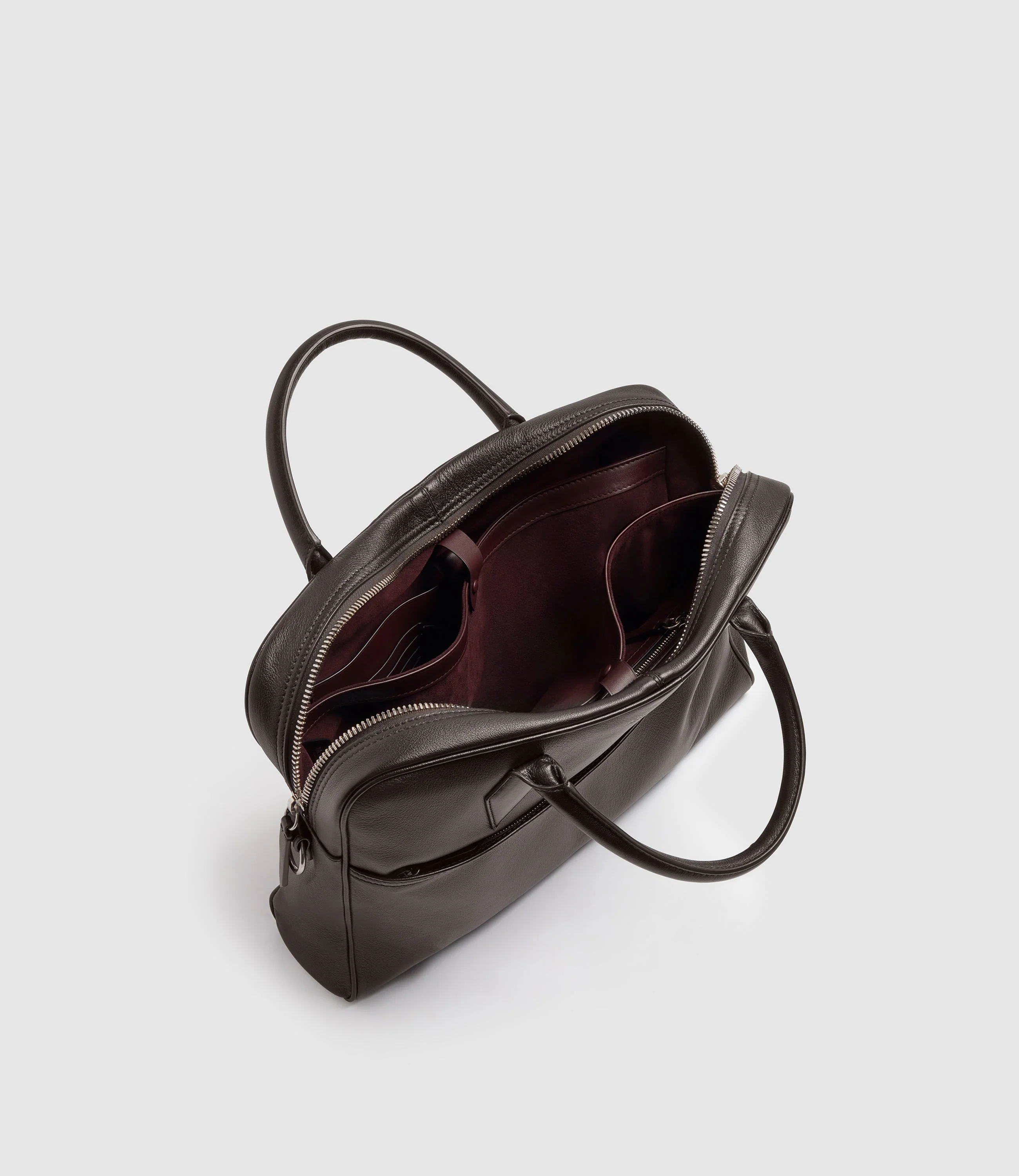 Metier - Closer Slim Briefcase Buffalo Cacao - Image 2
