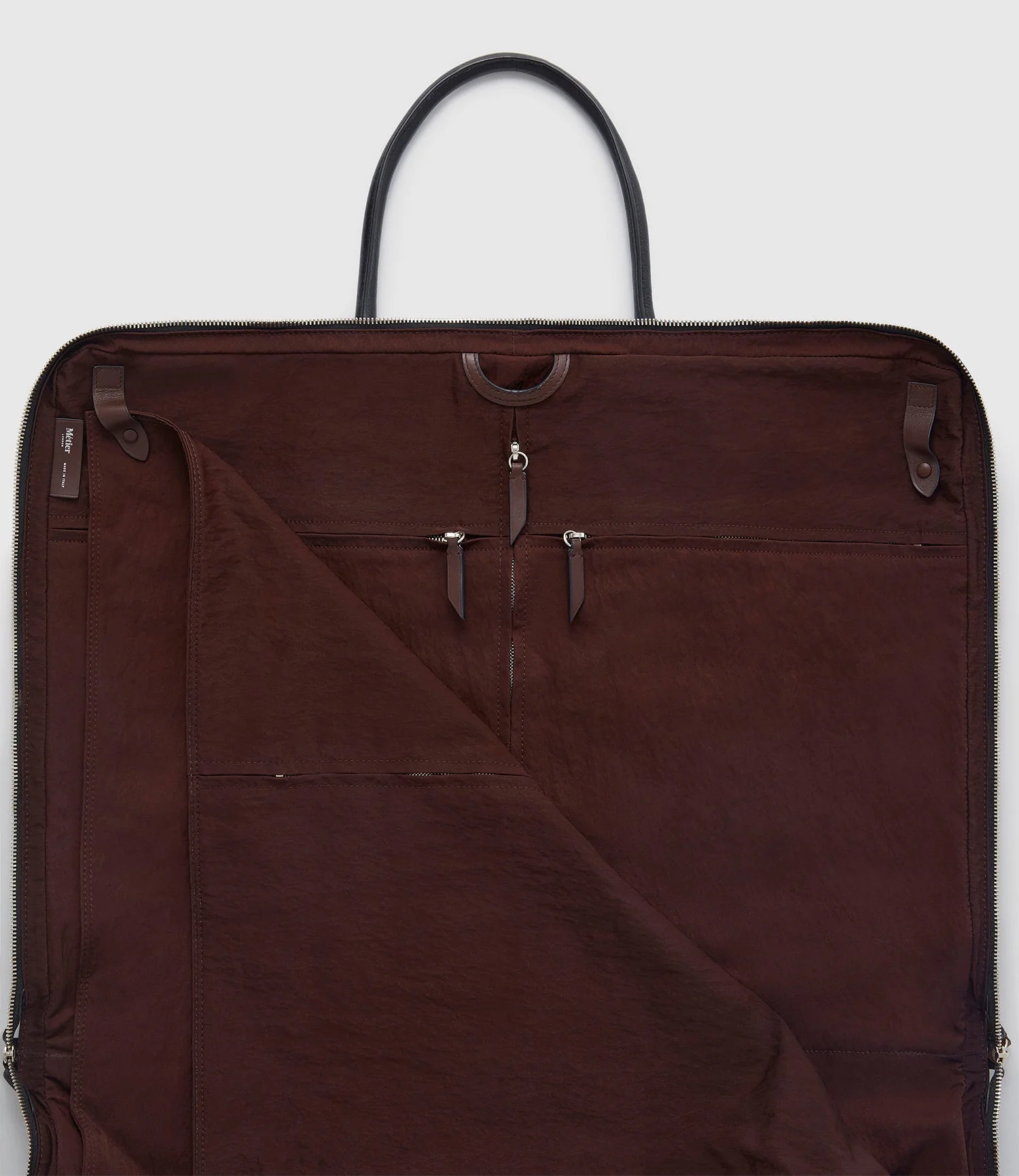 Metier - Closer Suit Carrier Elvis Black with Buffalo Cognac - Image 3