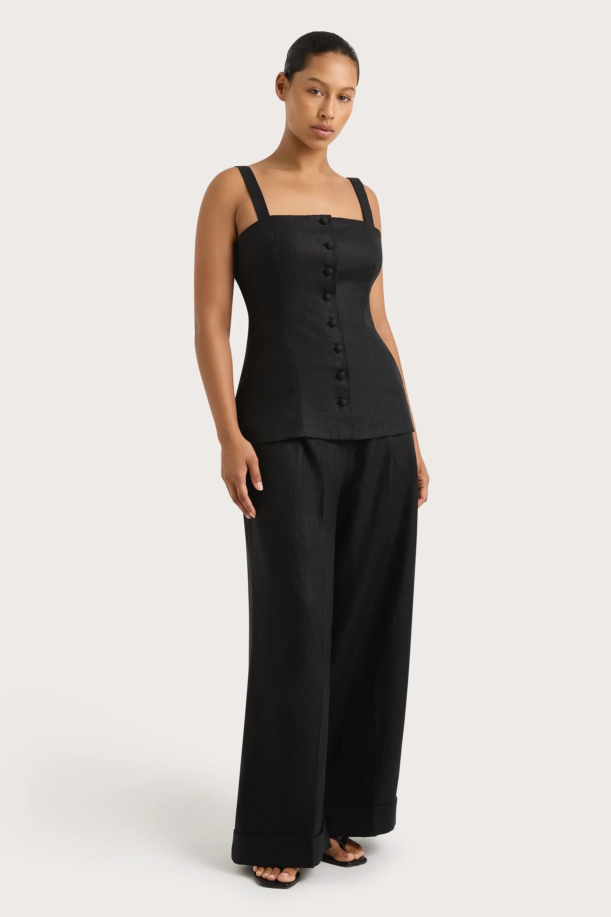 Faithfull - Clove Trouser Black - Final Sale - Image 2