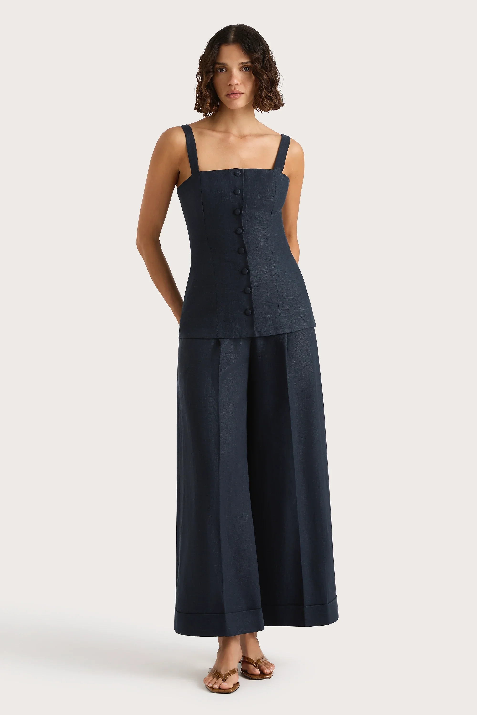 Faithfull - Clove Trouser Navy - Final Sale