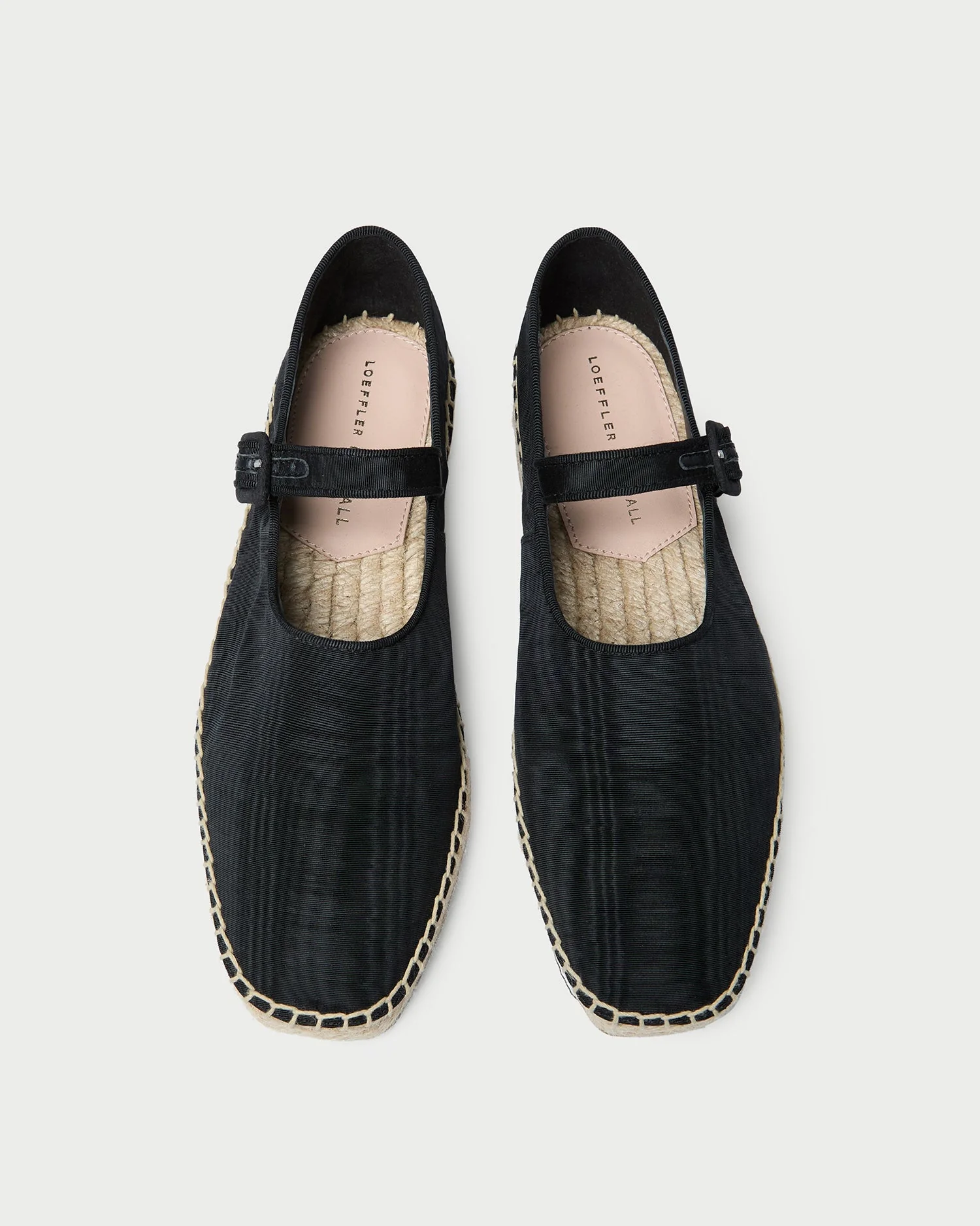 Loeffler Randall - Clover Black Moiré Espadrille