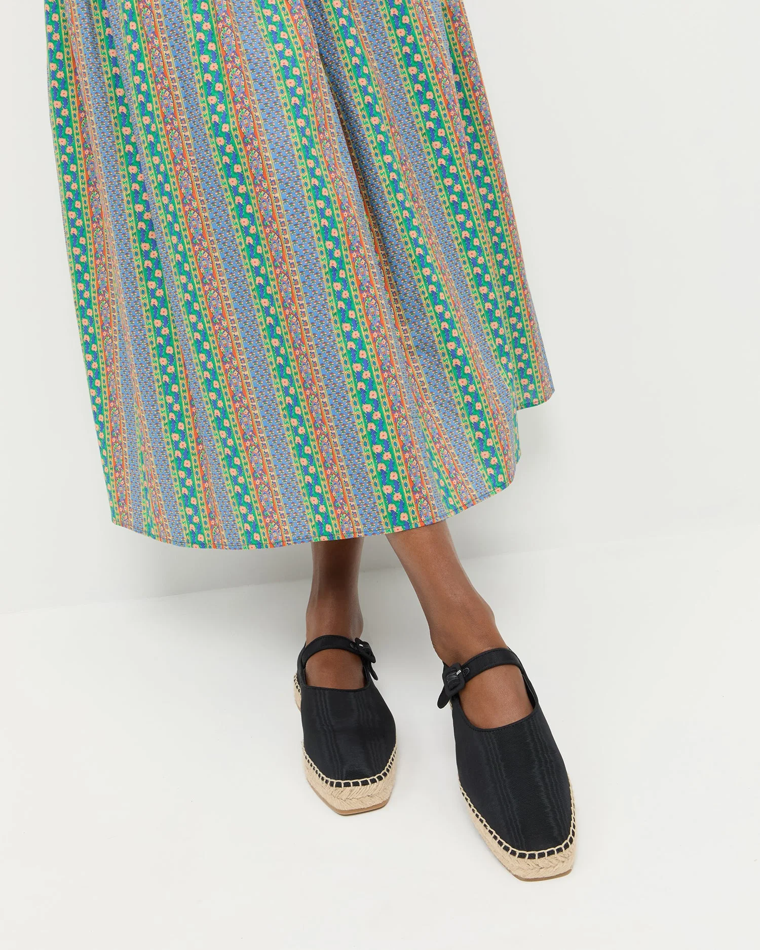 Loeffler Randall - Clover Black Moiré Espadrille - Image 2