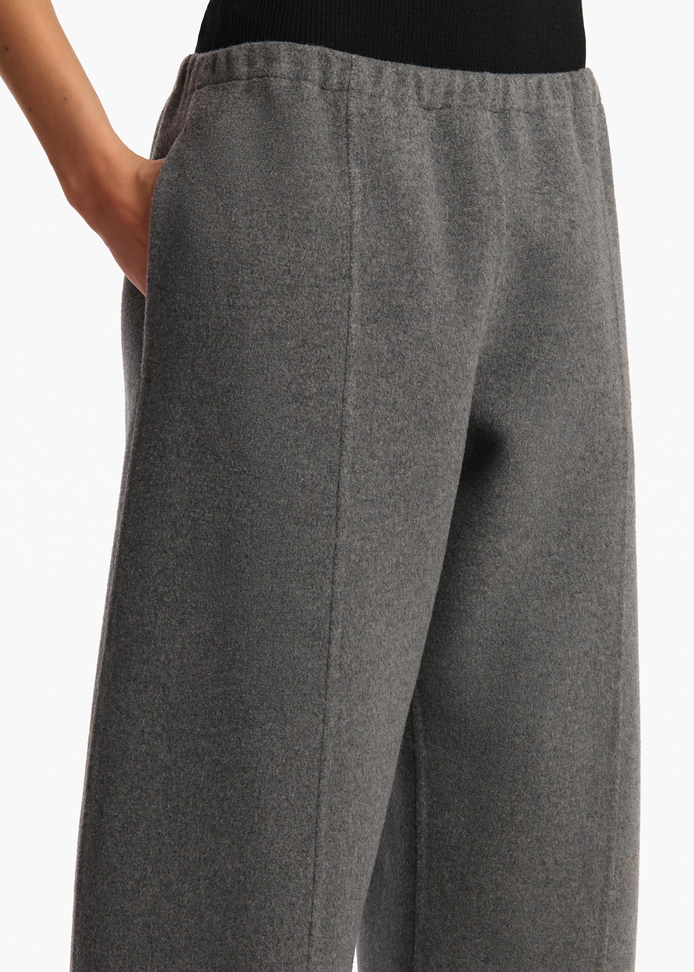 Khaite - Clover Pant in Grey Melange - Image 12