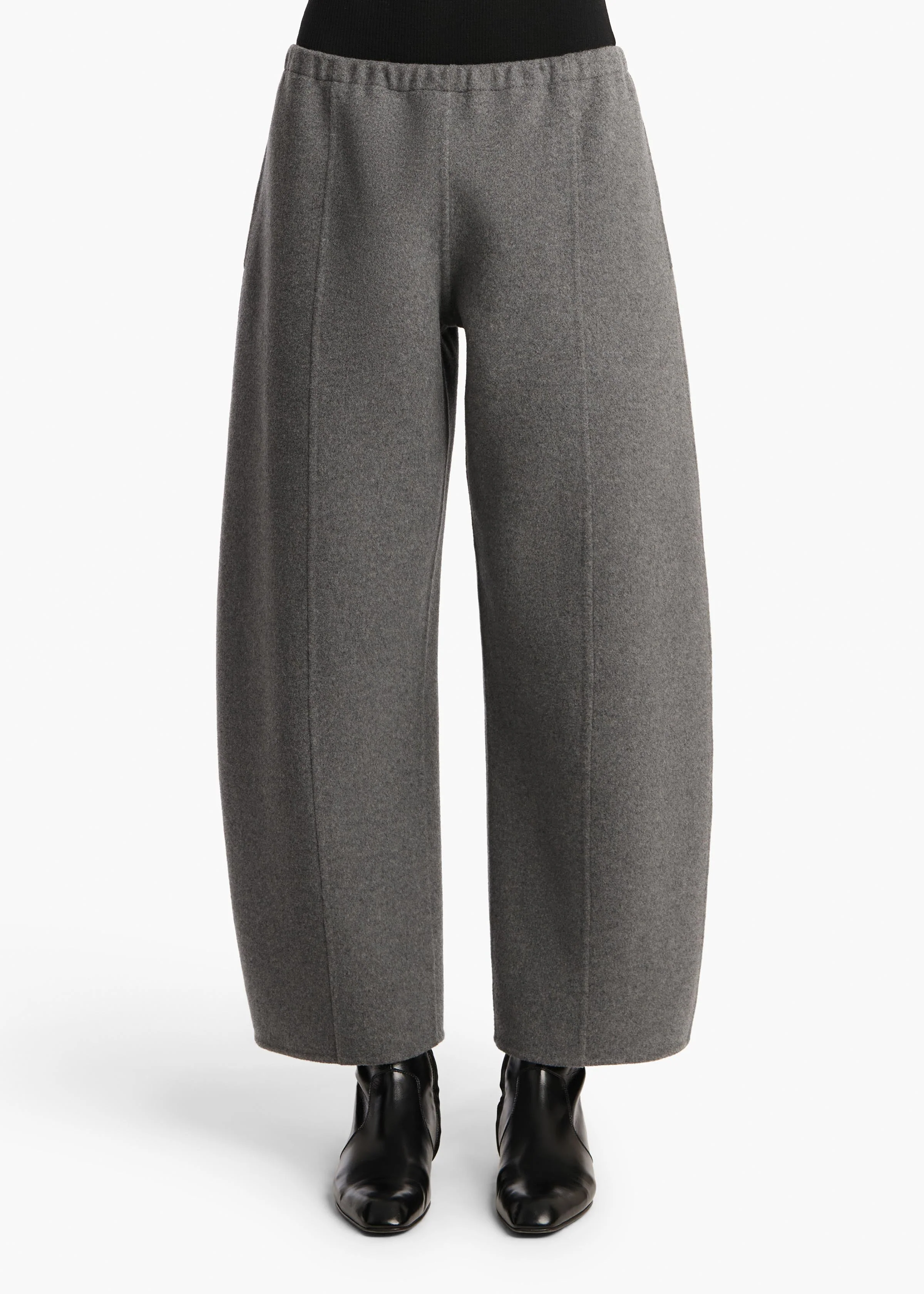 Khaite - Clover Pant in Grey Melange - Image 3