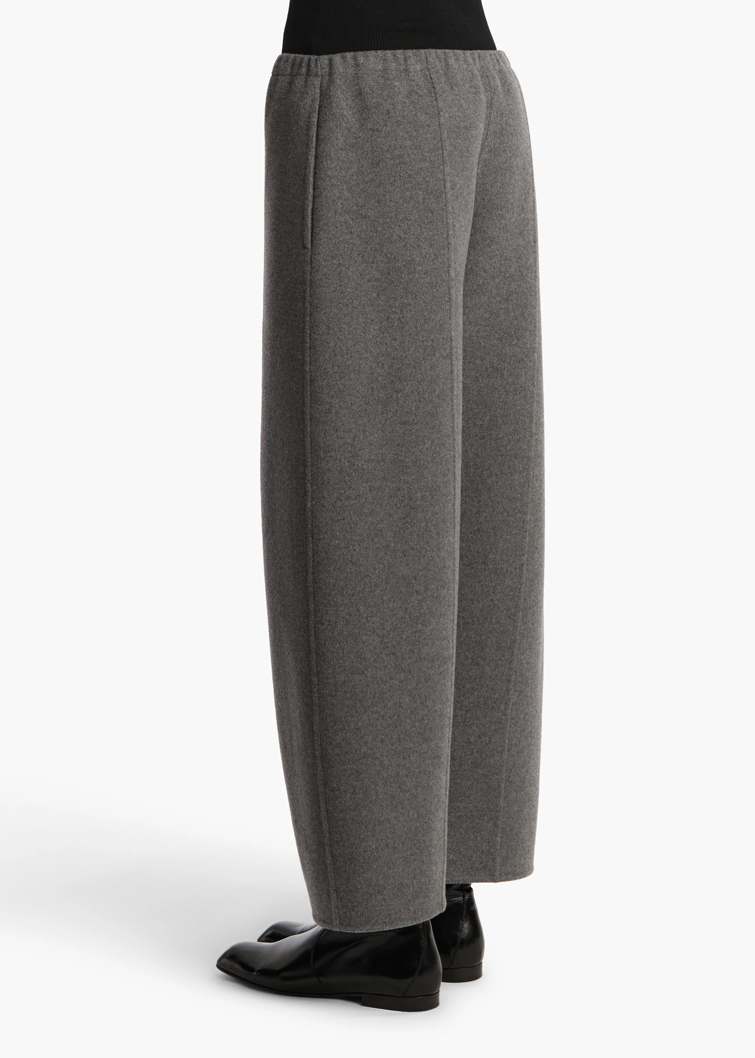 Khaite - Clover Pant in Grey Melange - Image 4
