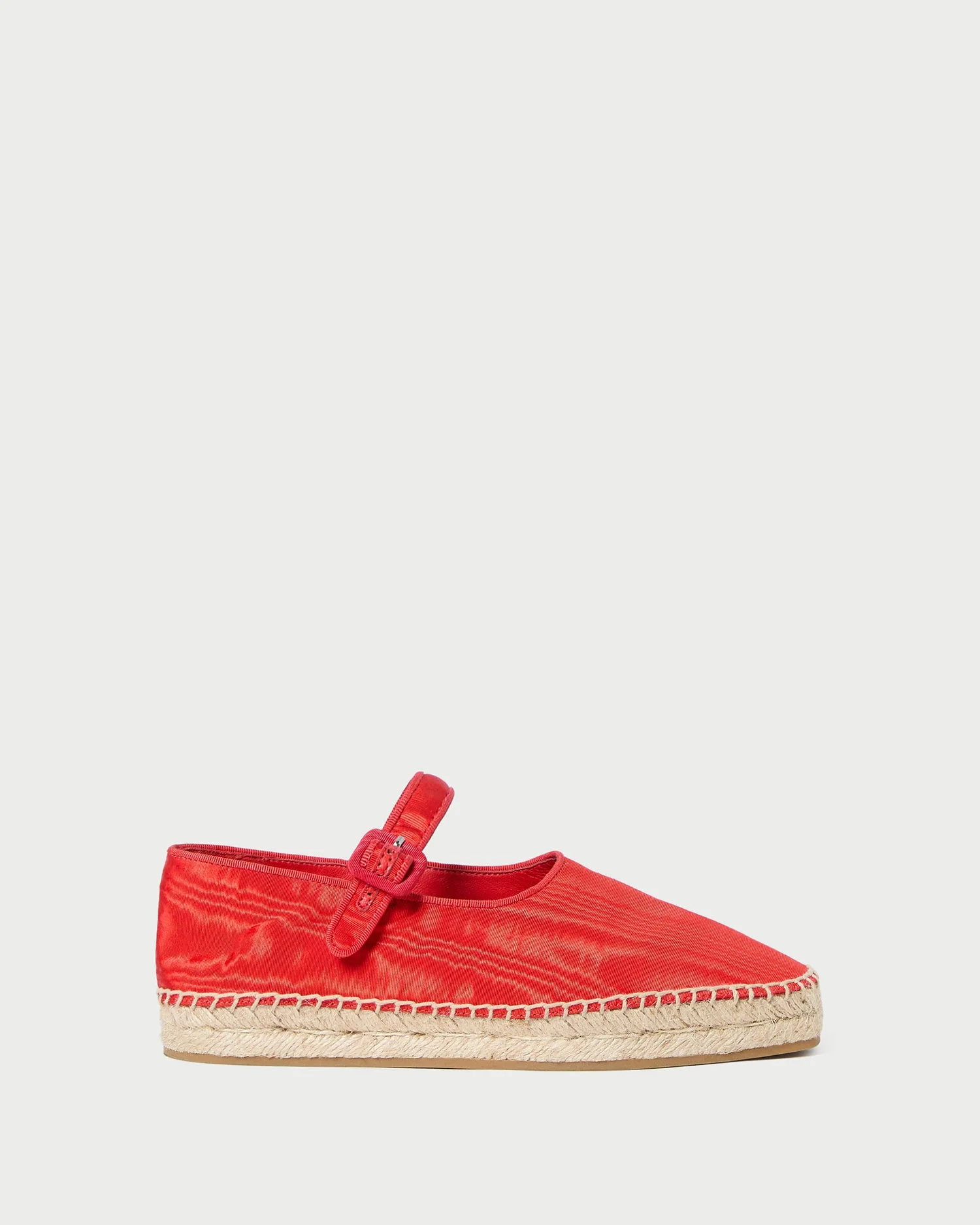 Loeffler Randall - Clover Red Moiré Espadrille - Image 3