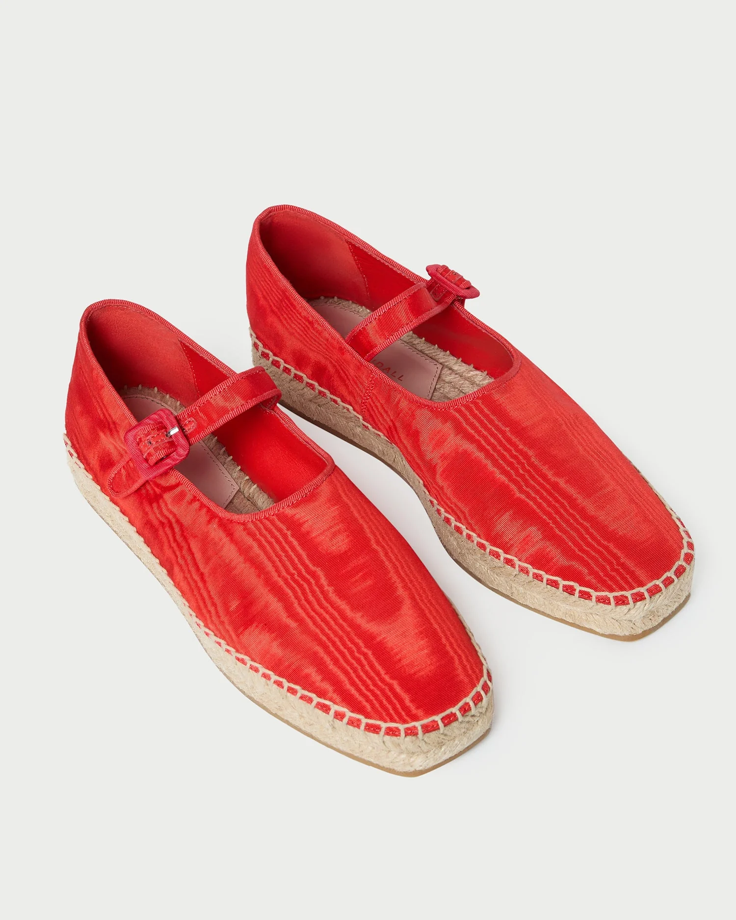 Loeffler Randall - Clover Red Moiré Espadrille - Image 4