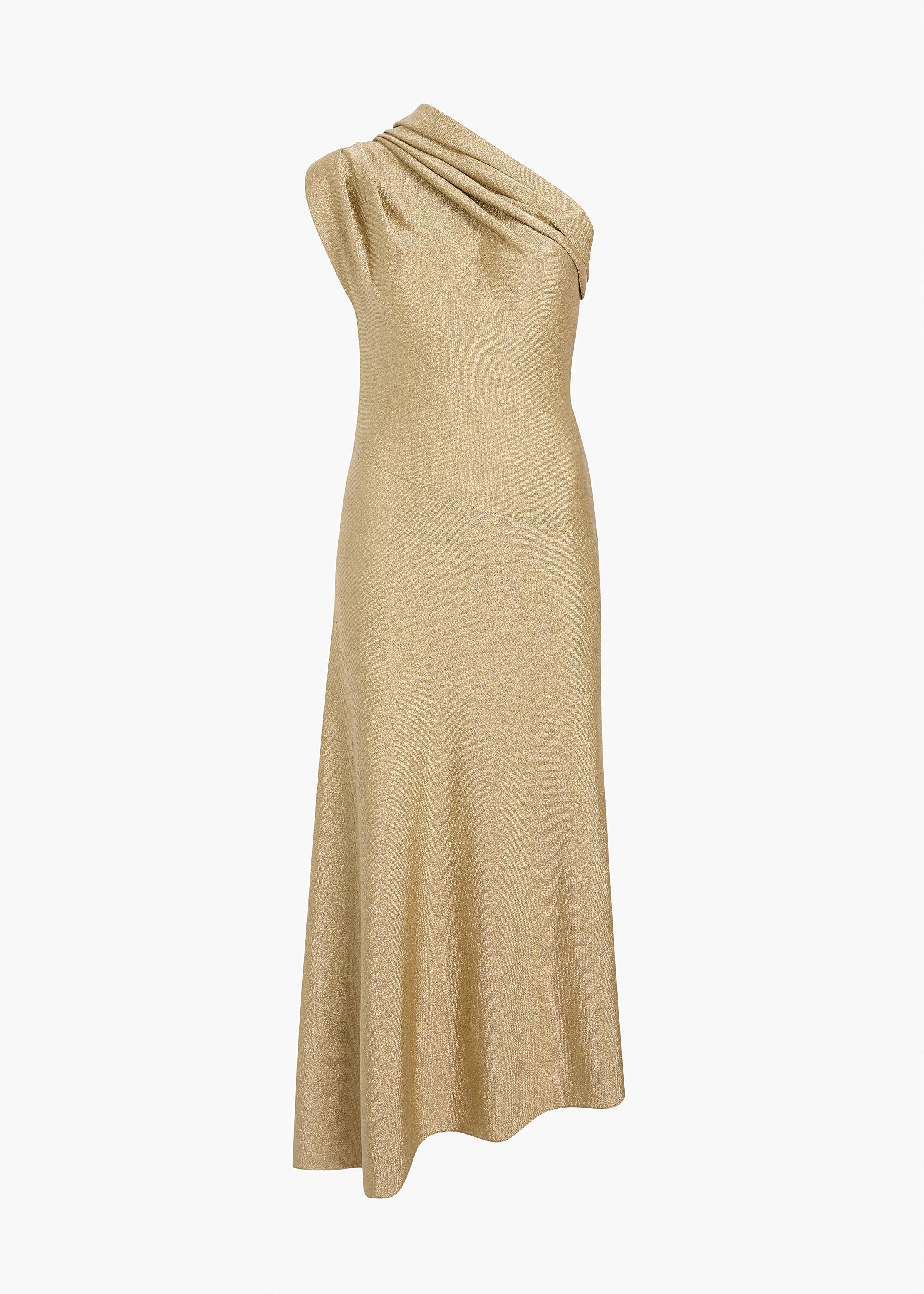 Khaite - Coast Dress in Gold