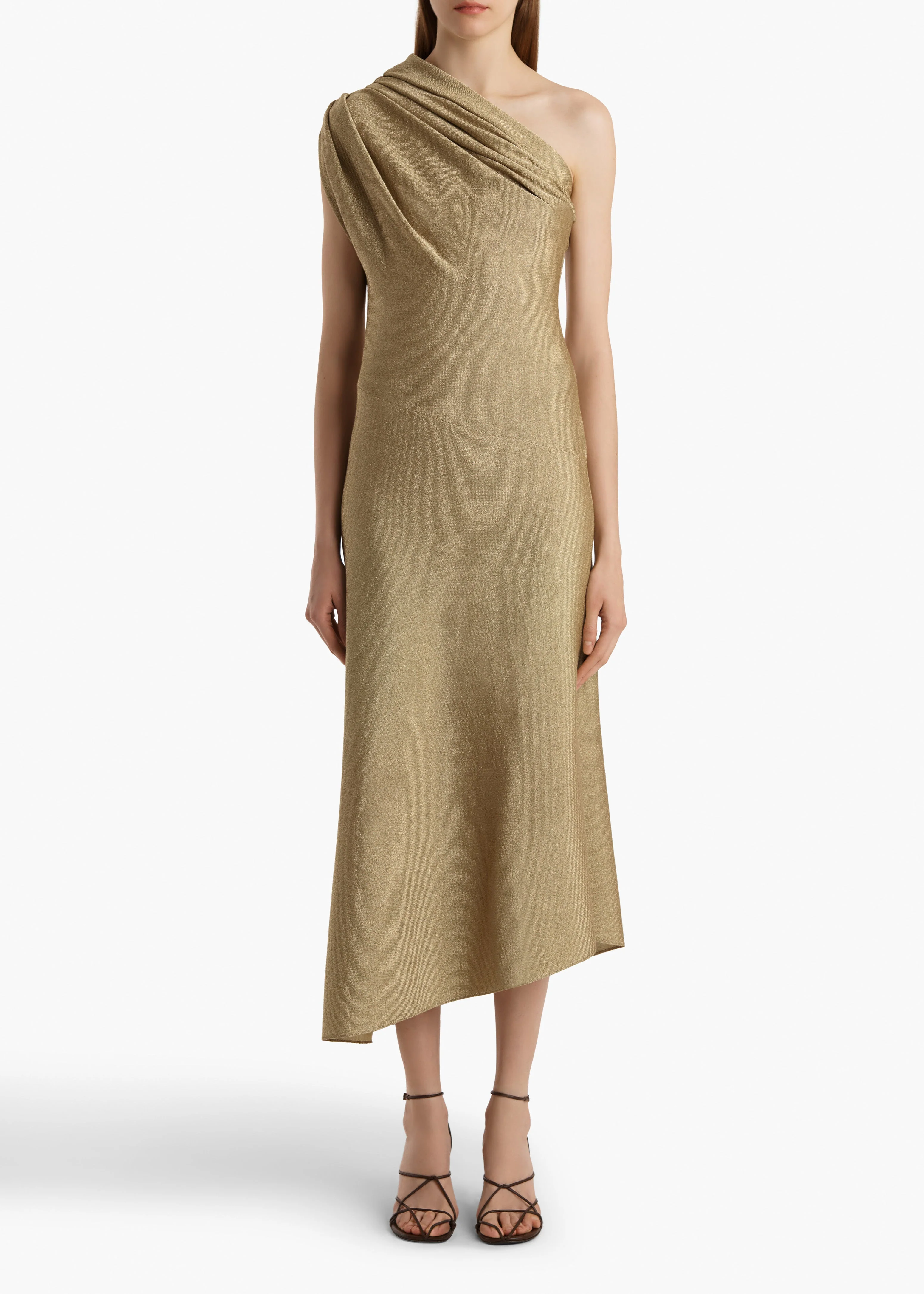 Khaite - Coast Dress in Gold - Image 10
