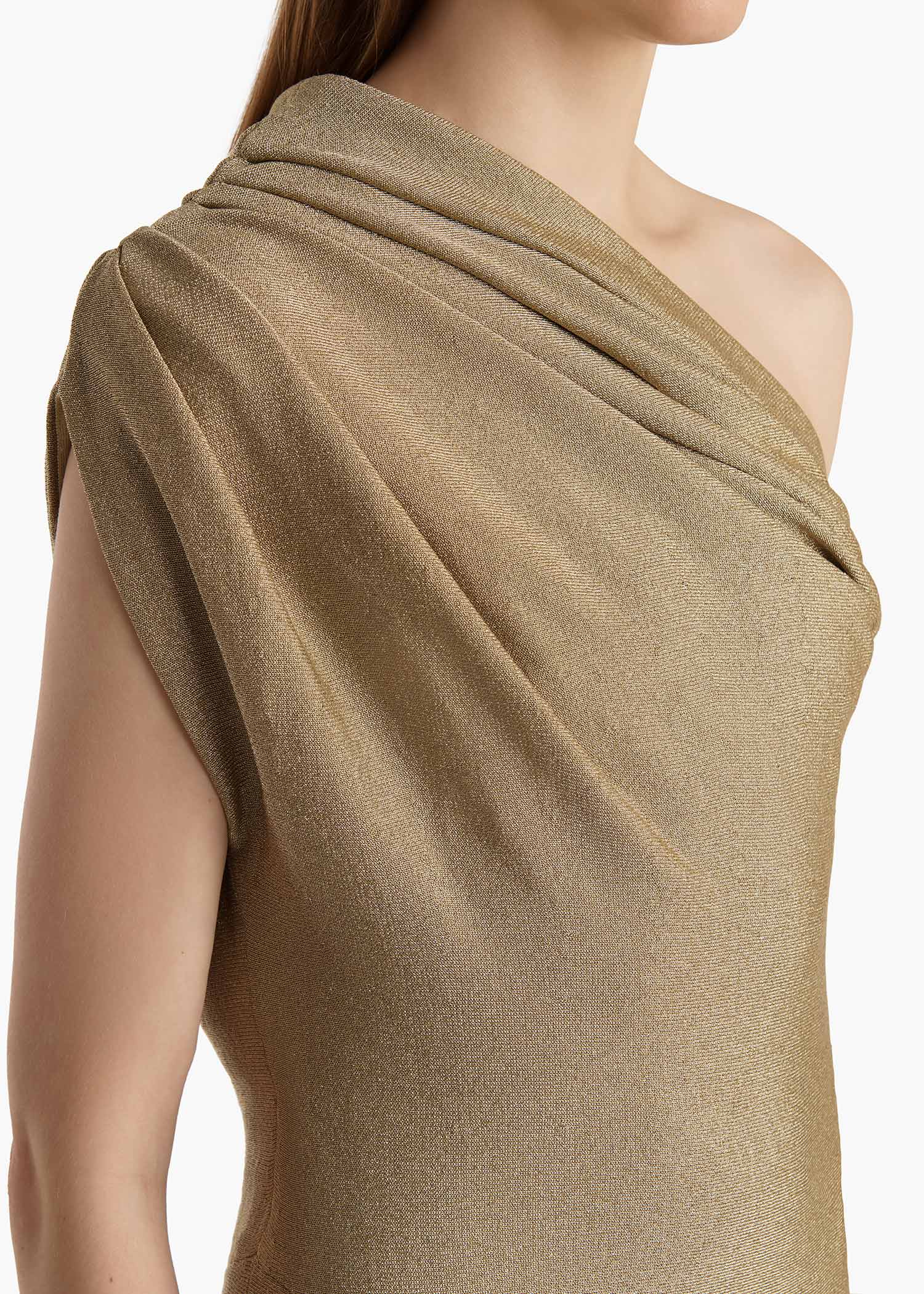 Khaite - Coast Dress in Gold - Image 12