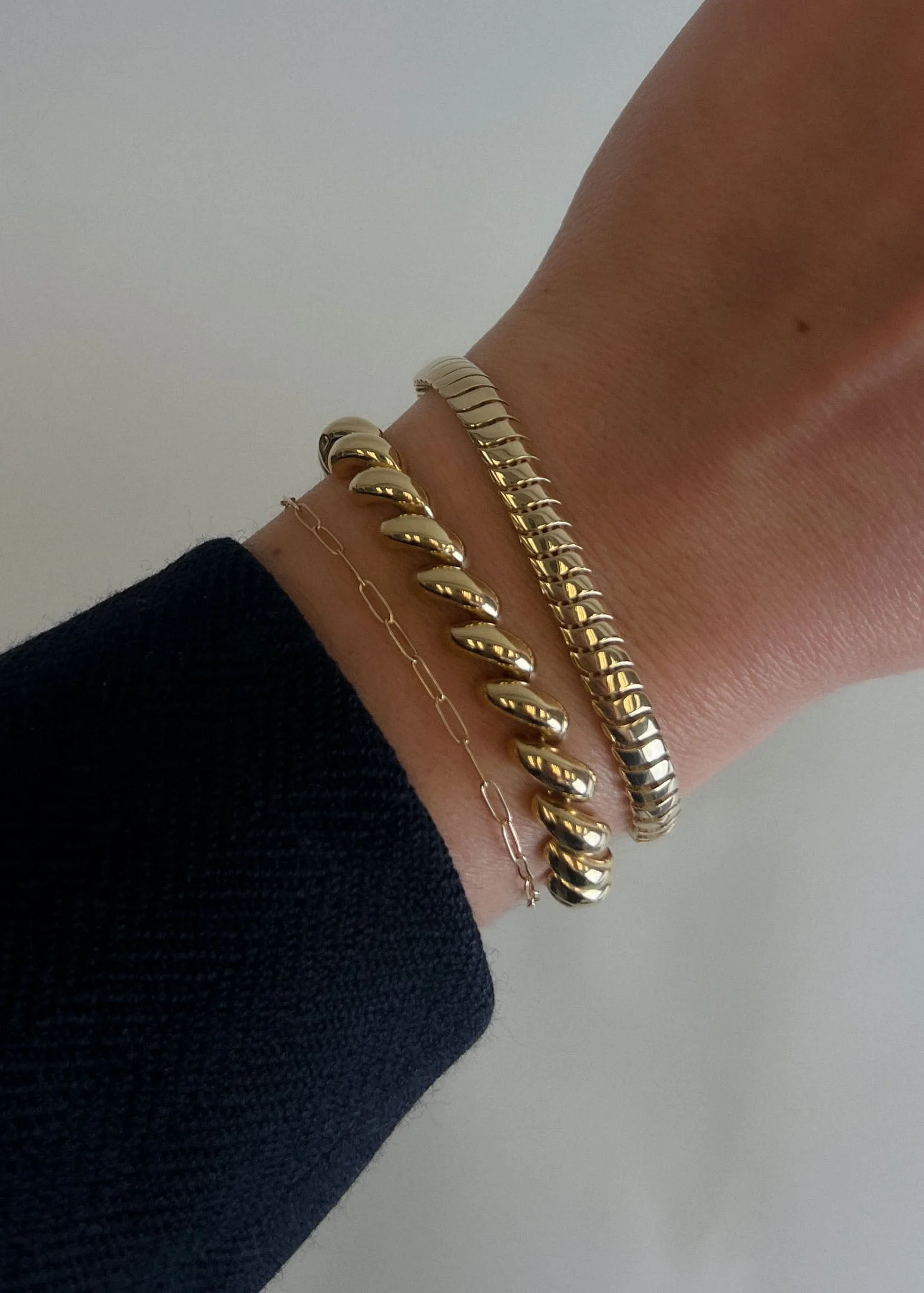 Kinn - Cobra Chain & Hampshire House Bracelet Stack - Image 2